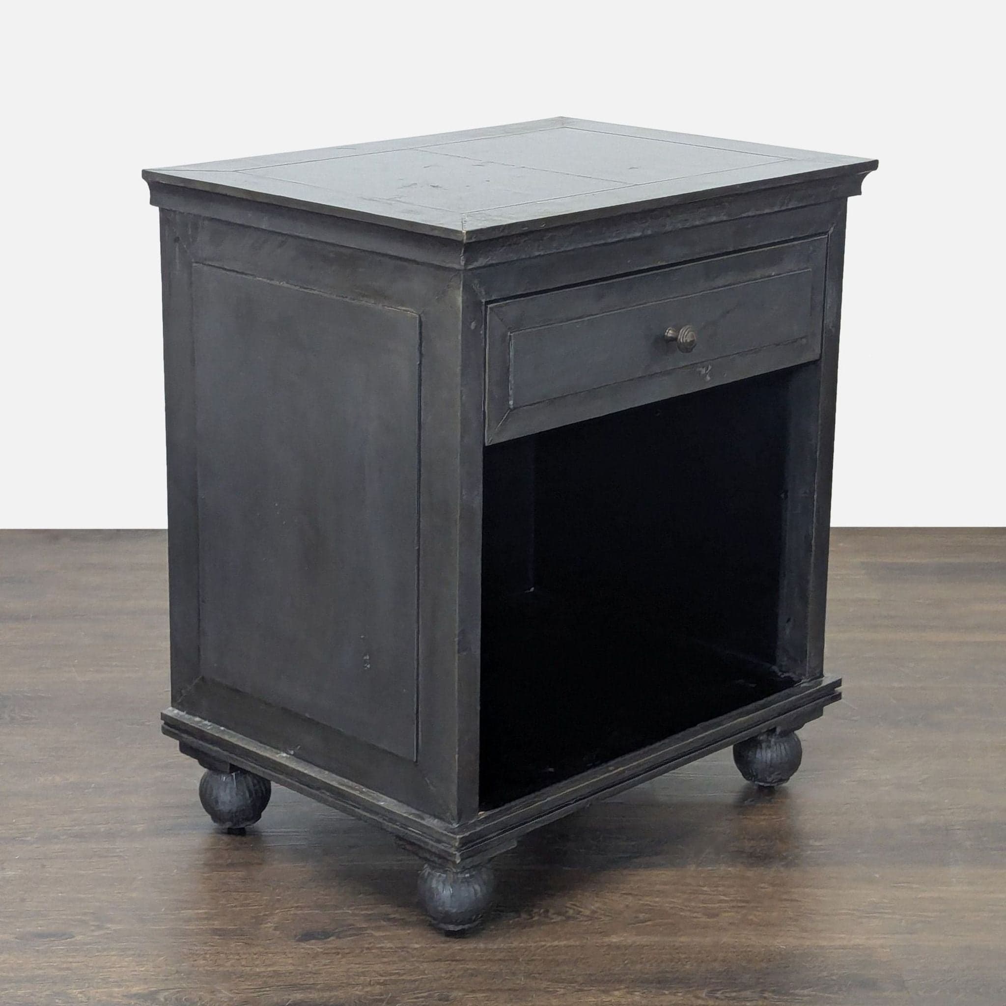 Restoration Hardware One Drawer Nightstand with Shelf - Thumbnail 10