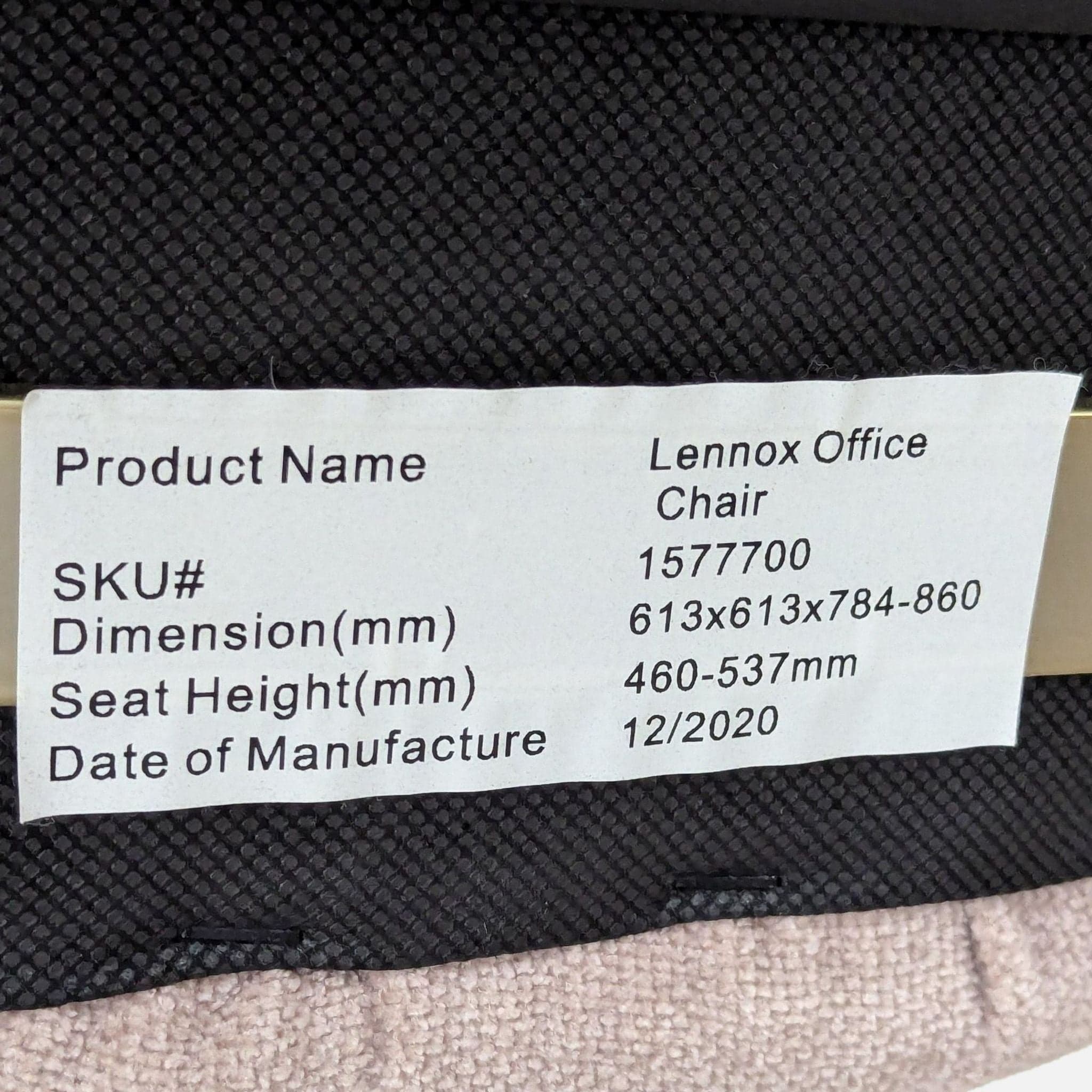 West Elm Modern Upholstered Office Chair with Brass Base and Casters - Thumbnail 6
