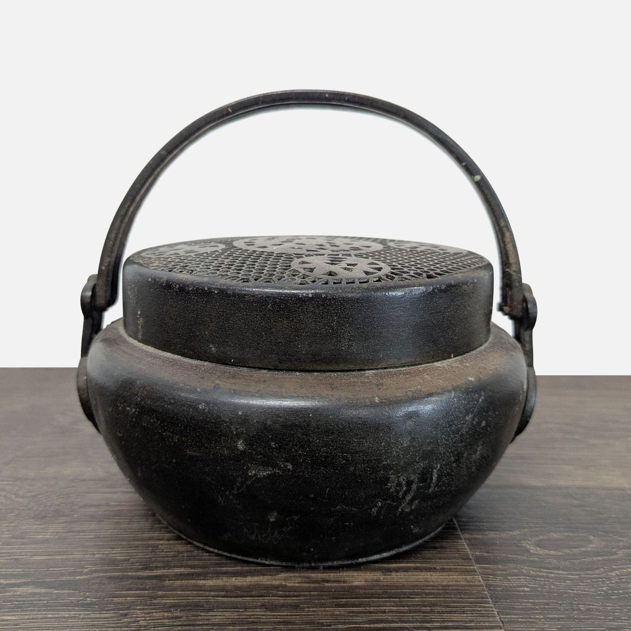Antique Chinese Brass Hand Warmer - Thumbnail 7