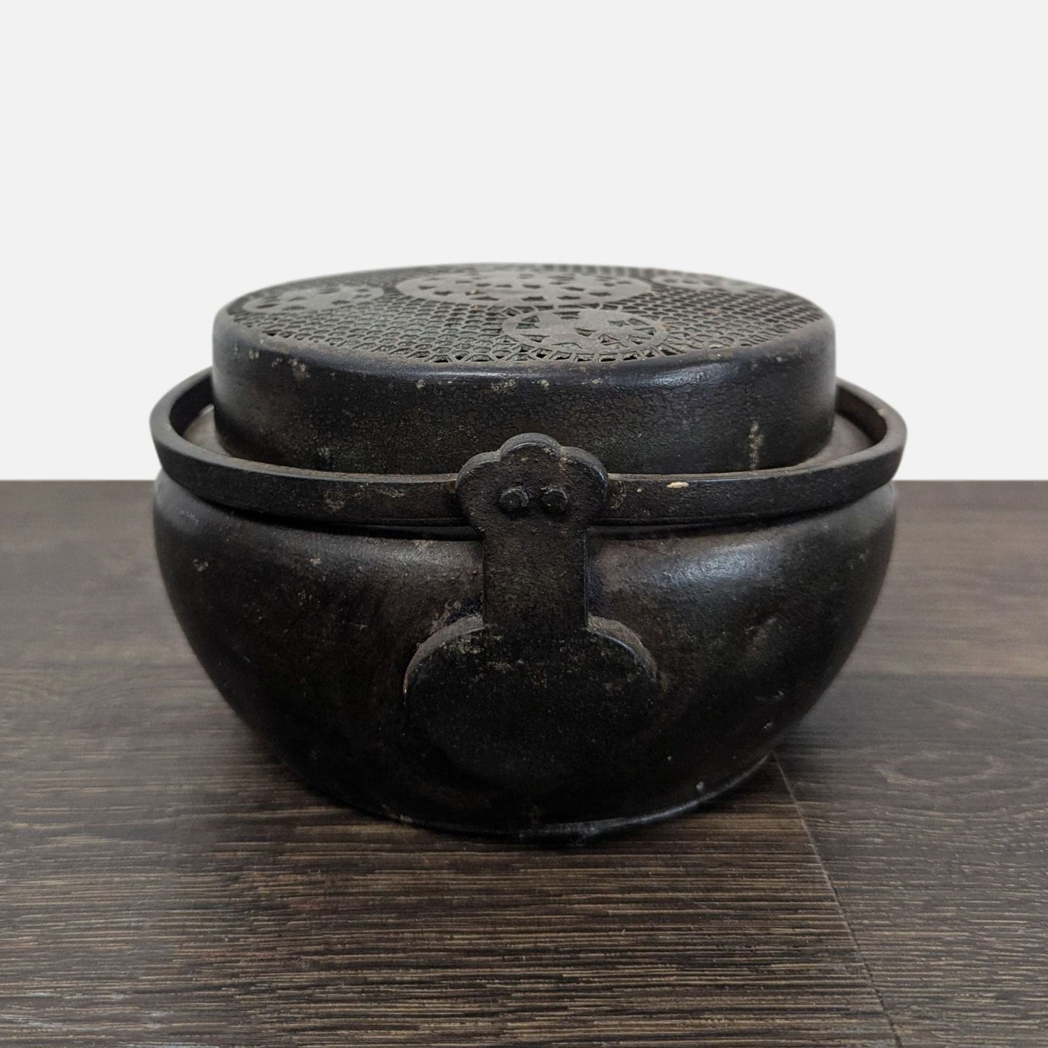 Antique Chinese Brass Hand Warmer - Thumbnail 2