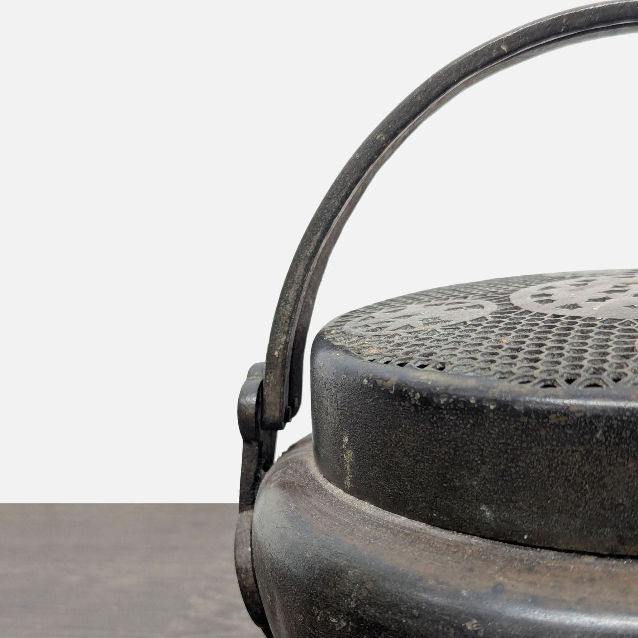 Antique Chinese Brass Hand Warmer - Thumbnail 4