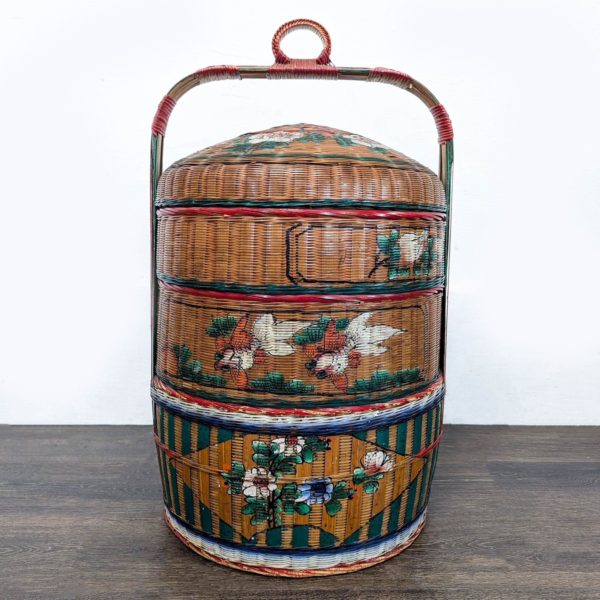 Antique Chinese Wedding Basket