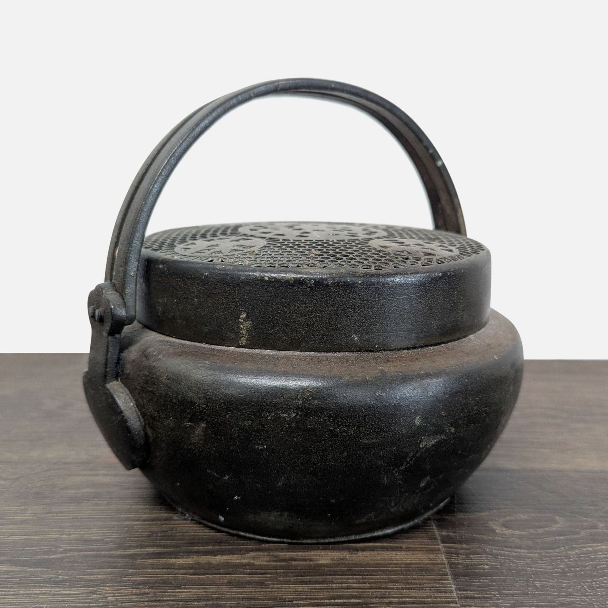 Antique Chinese Brass Hand Warmer - Thumbnail 8