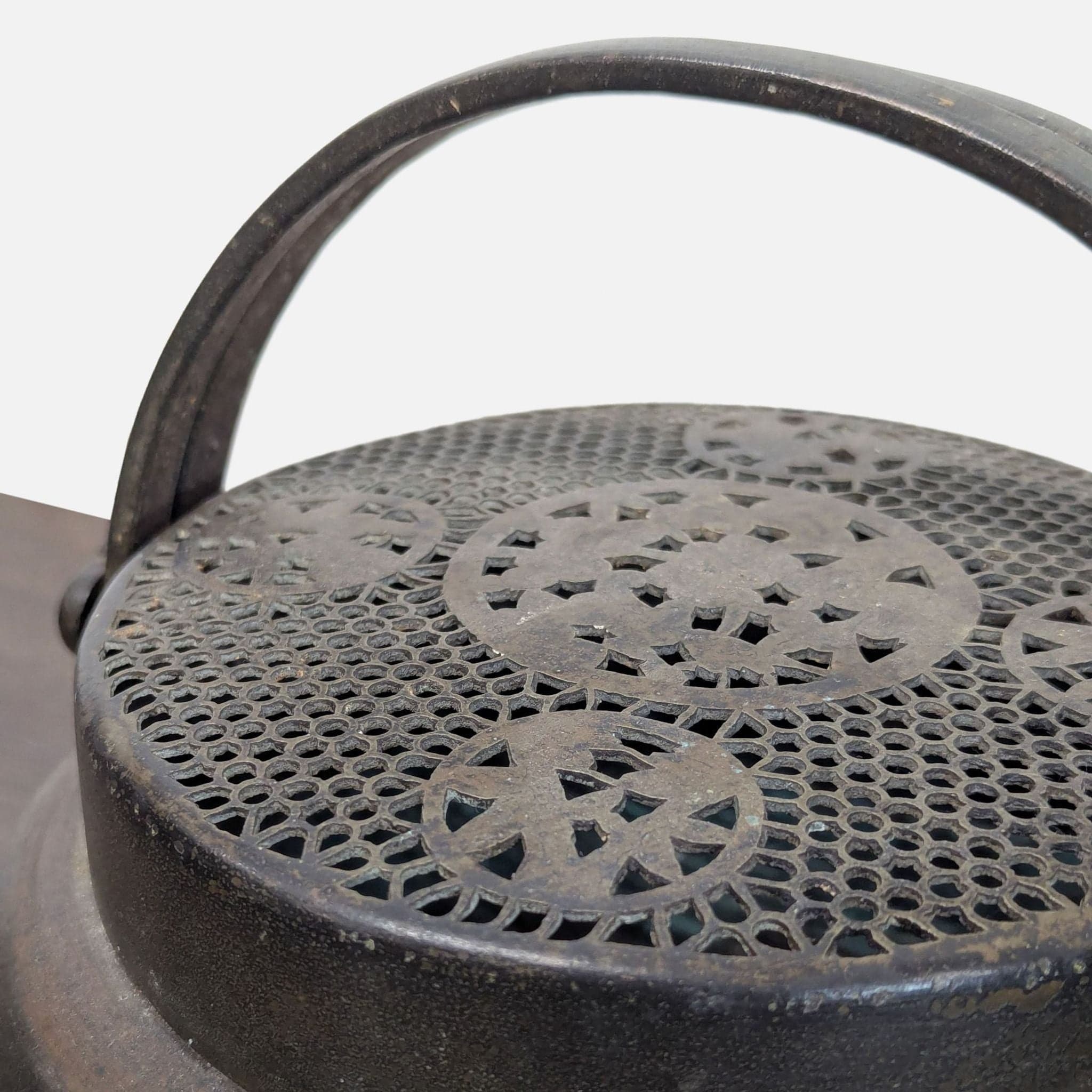 Antique Chinese Brass Hand Warmer - Thumbnail 5