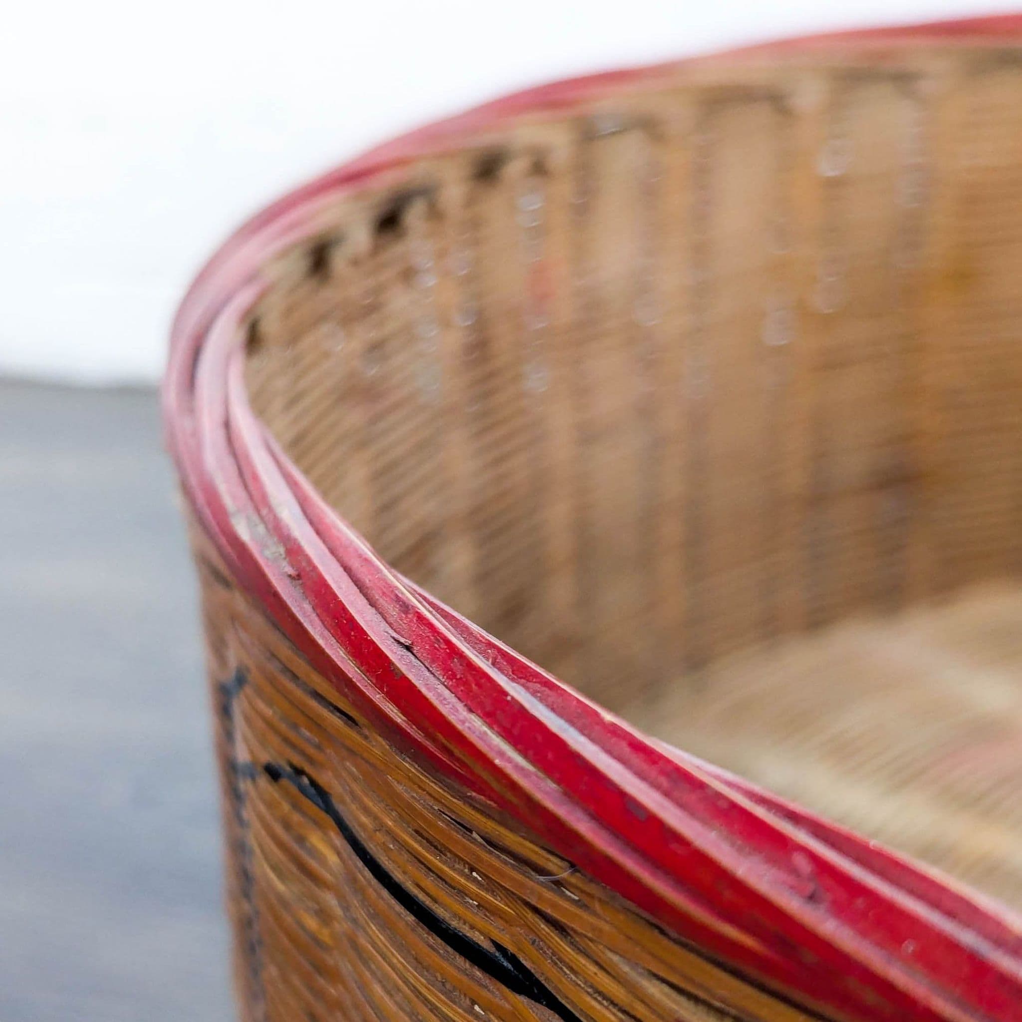 Antique Chinese Wedding Basket - Thumbnail 8