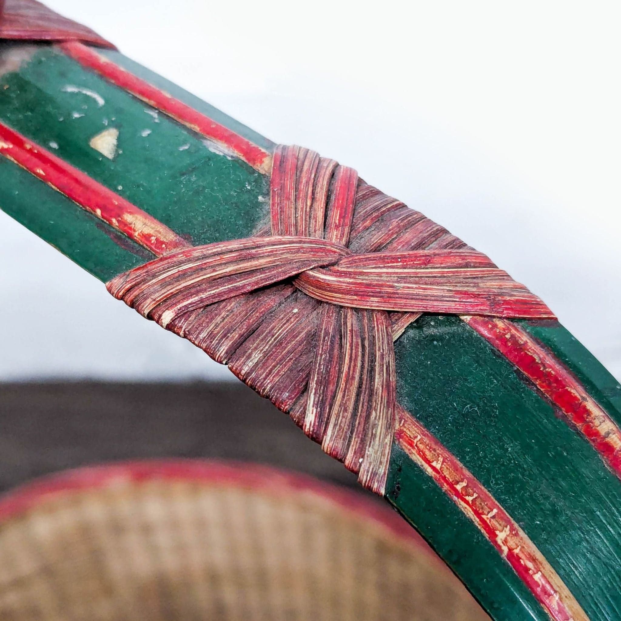 Antique Chinese Wedding Basket - Thumbnail 14