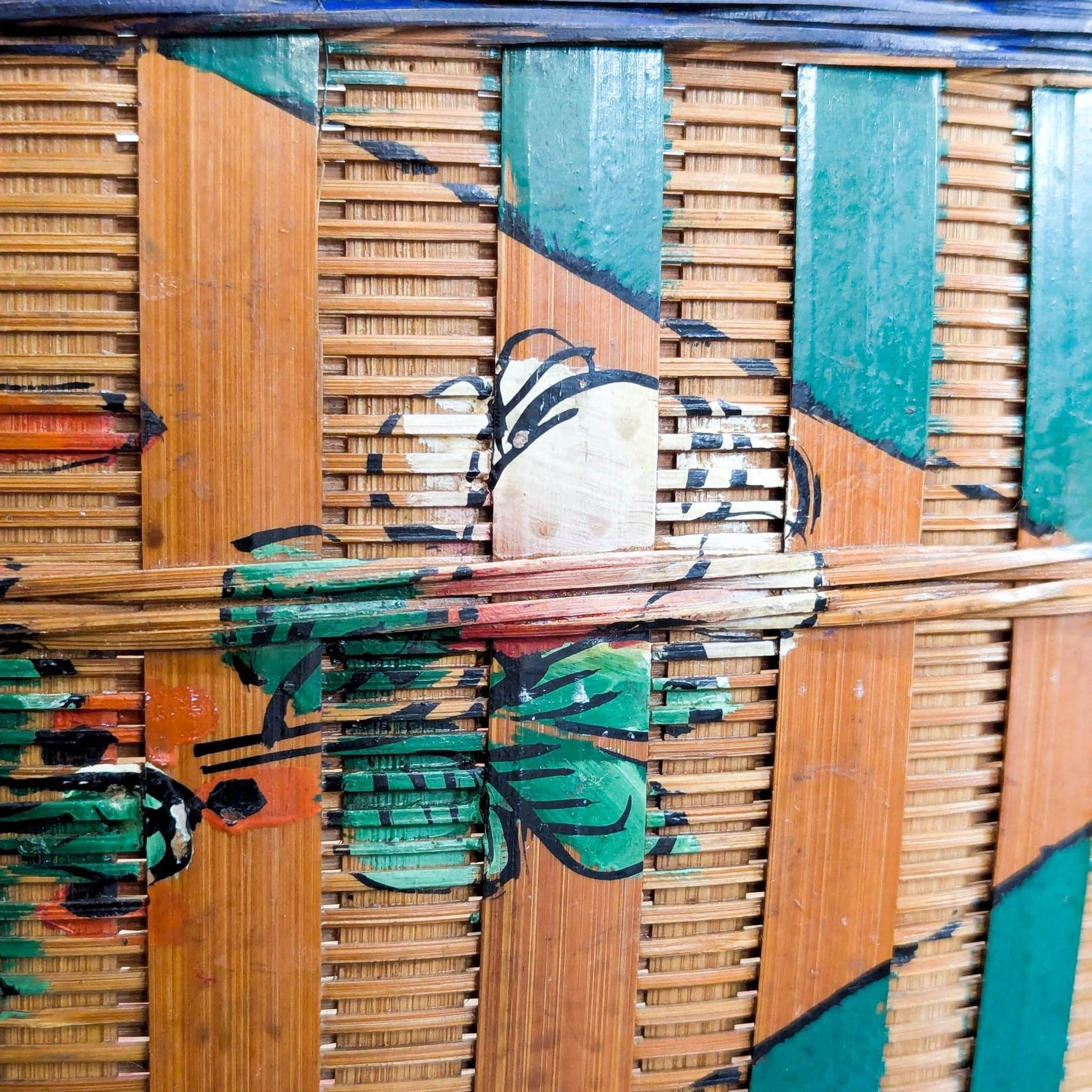 Antique Chinese Wedding Basket - Thumbnail 6