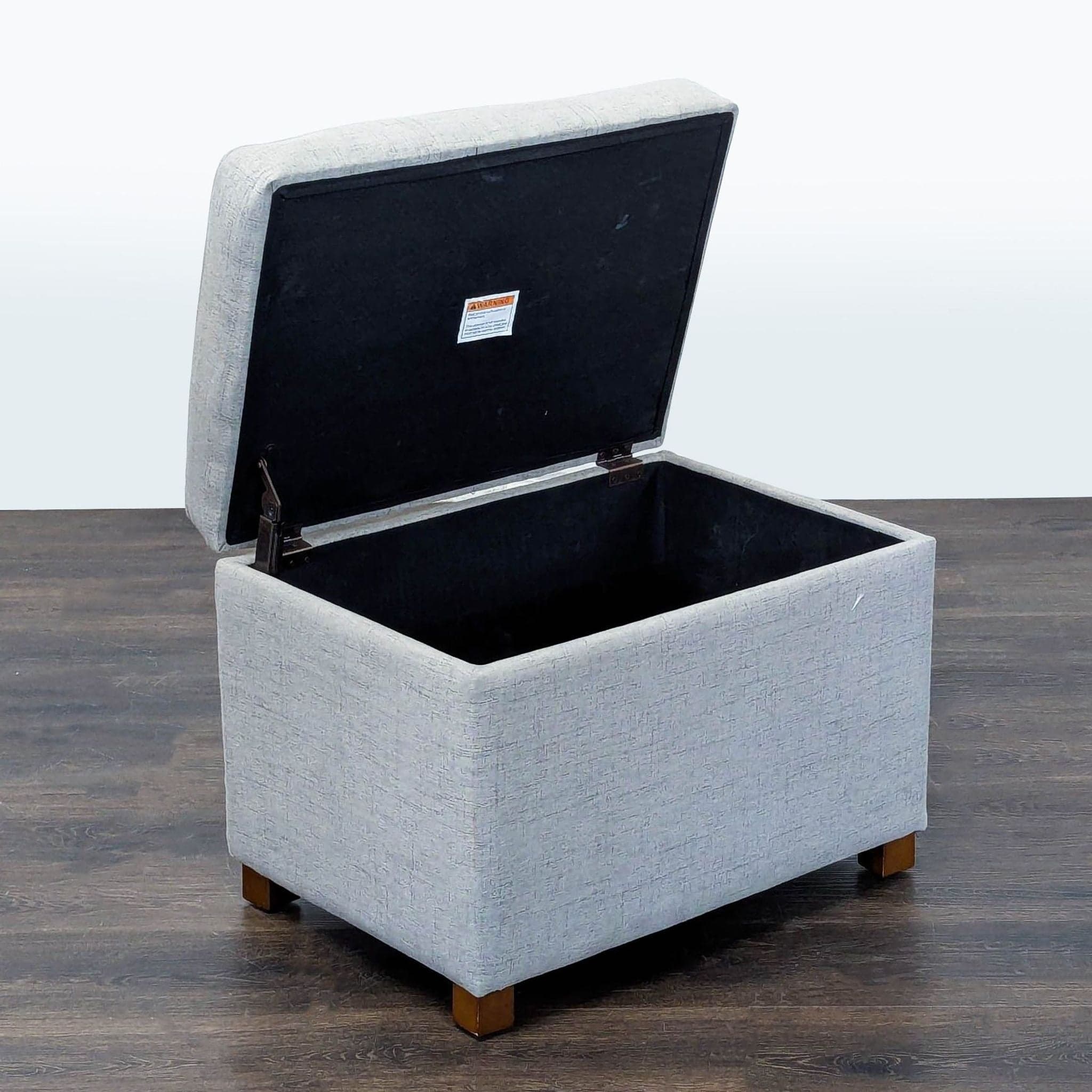 Threshold Essex Single Storage Ottoman - Thumbnail 4