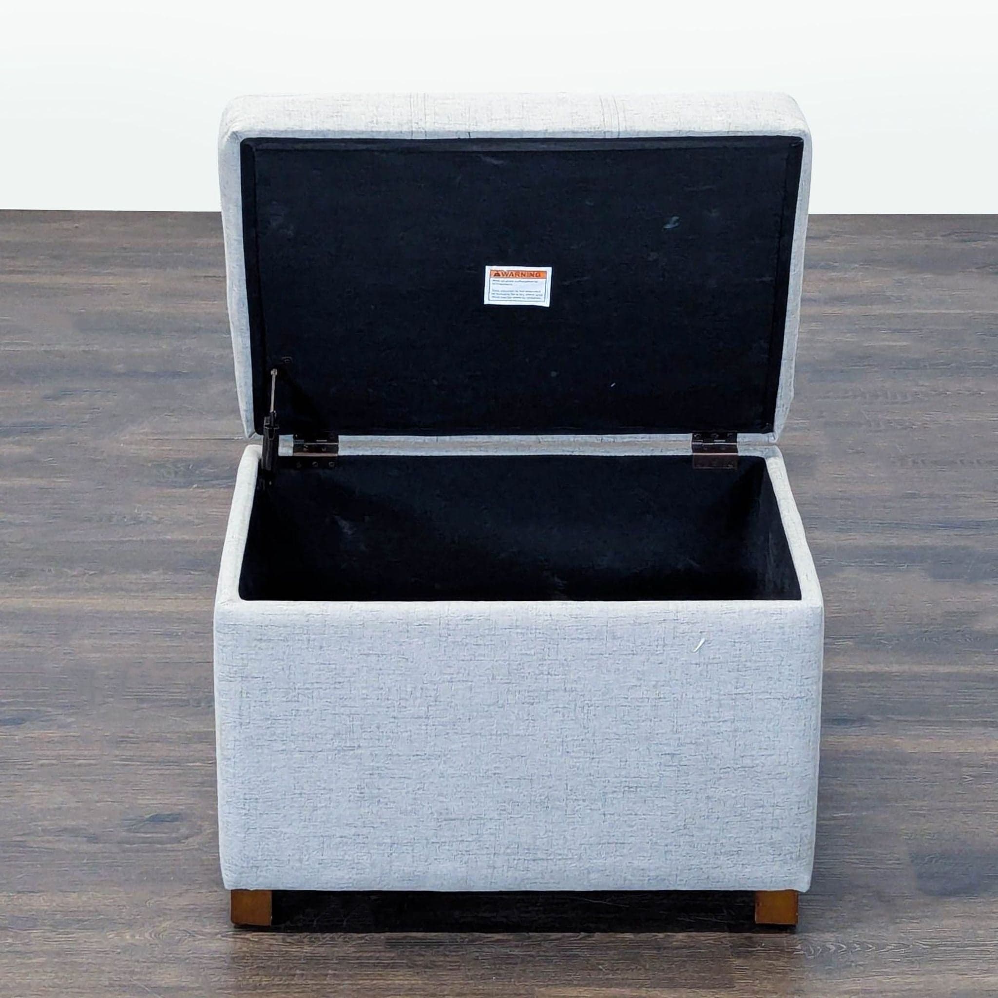 Threshold Essex Single Storage Ottoman - Thumbnail 2
