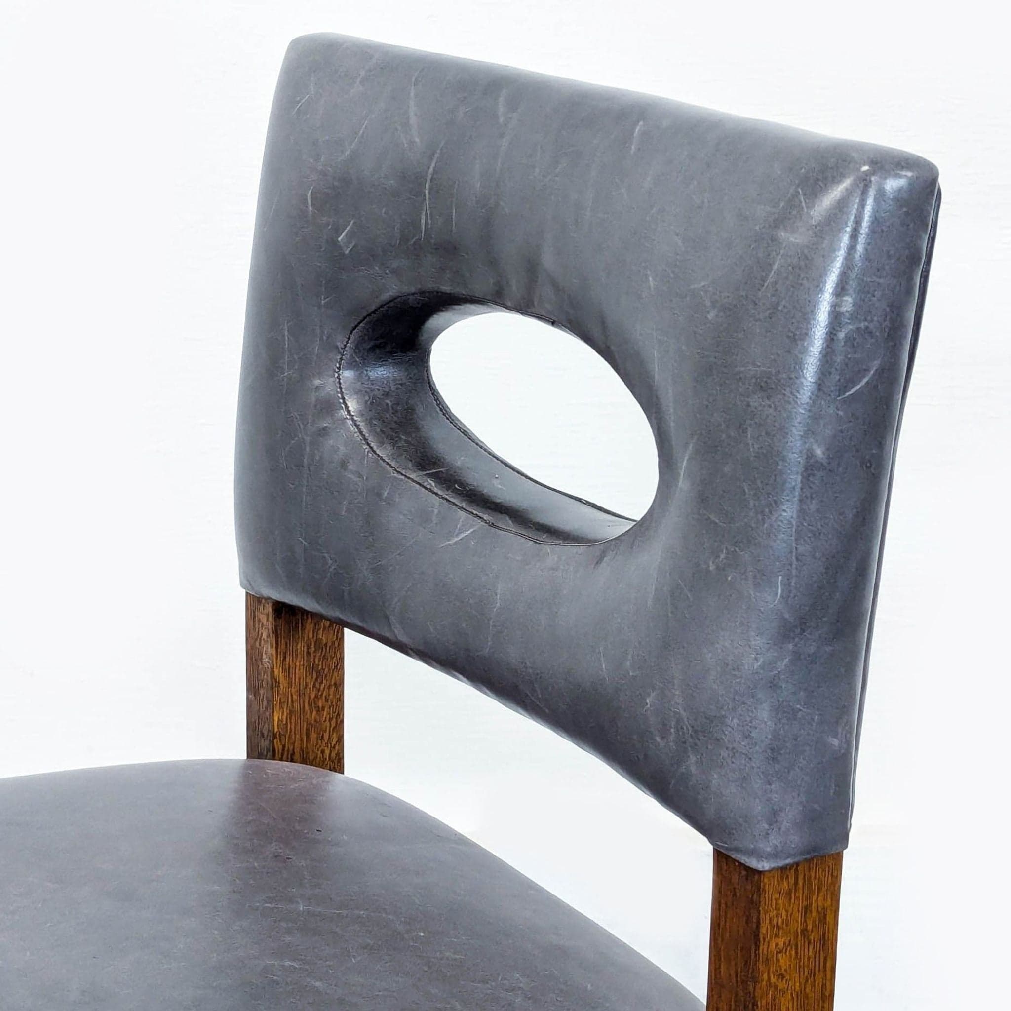 Palecek Leather Bar Stool - Thumbnail 6