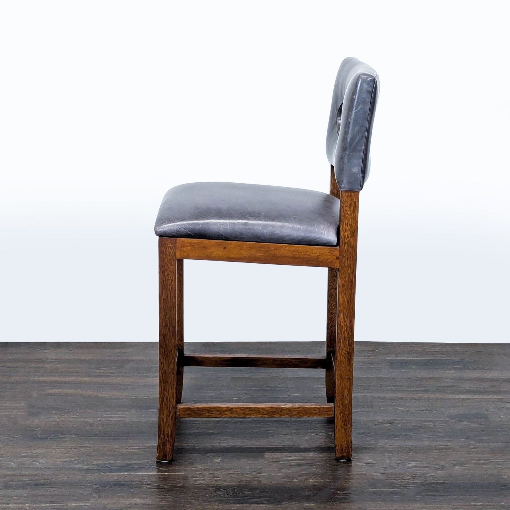 Palecek Leather Bar Stool - Thumbnail 5