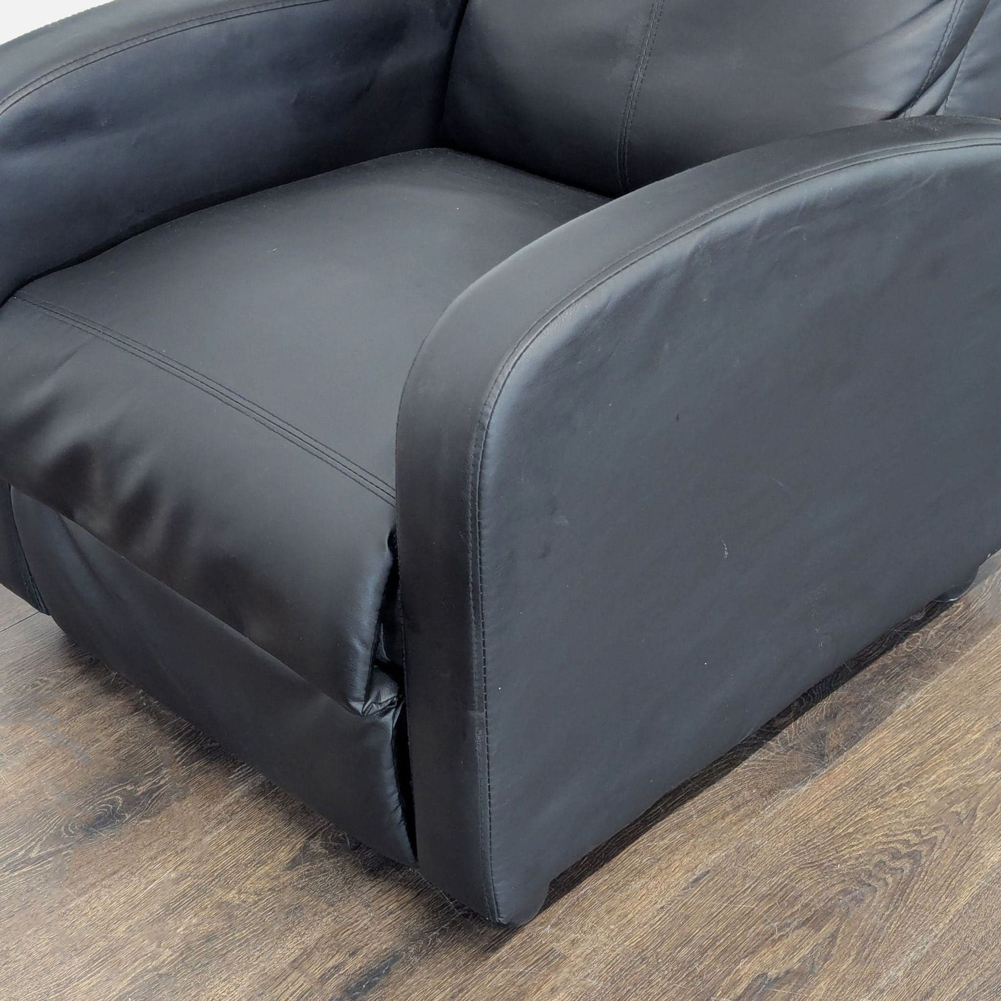 Max Furniture Black Reclining Lounge Chair – Comfortable and Modern - Thumbnail 5