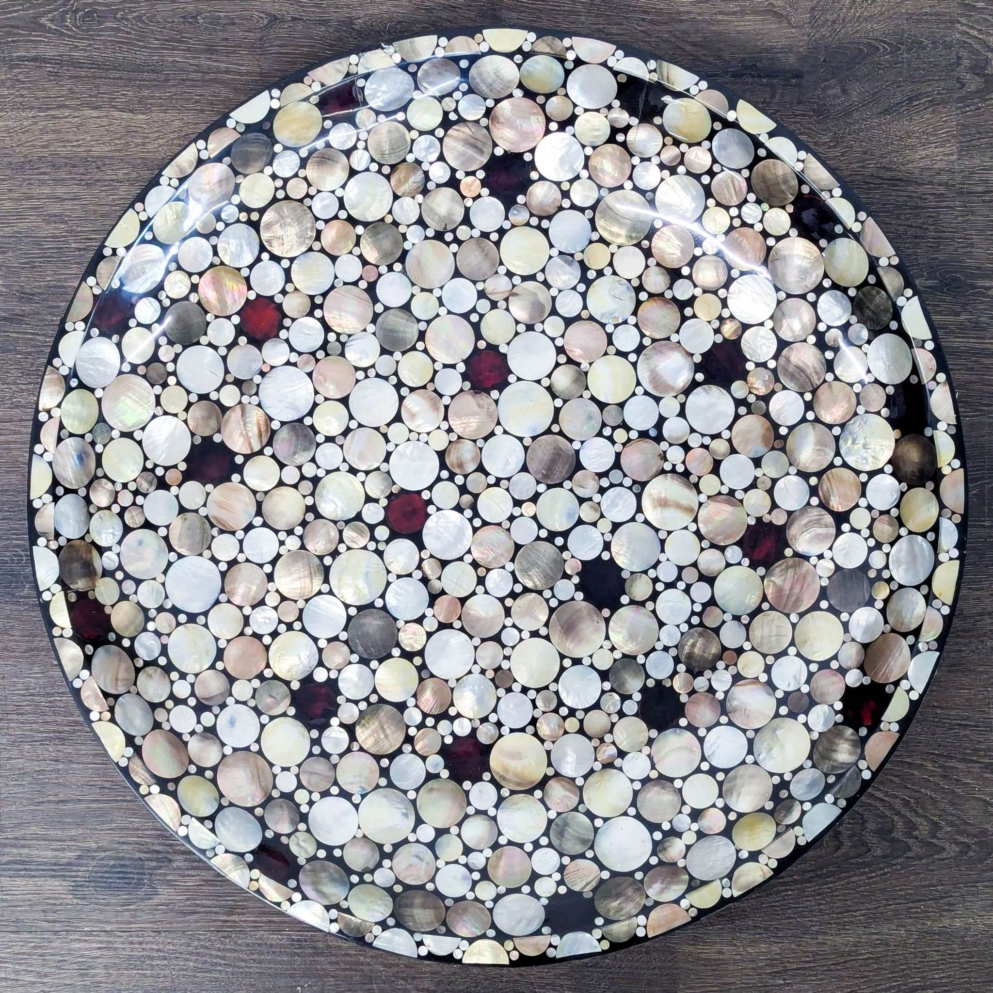 Shawna Stoney Mother of Pearl Mosaic Platter - Thumbnail 3