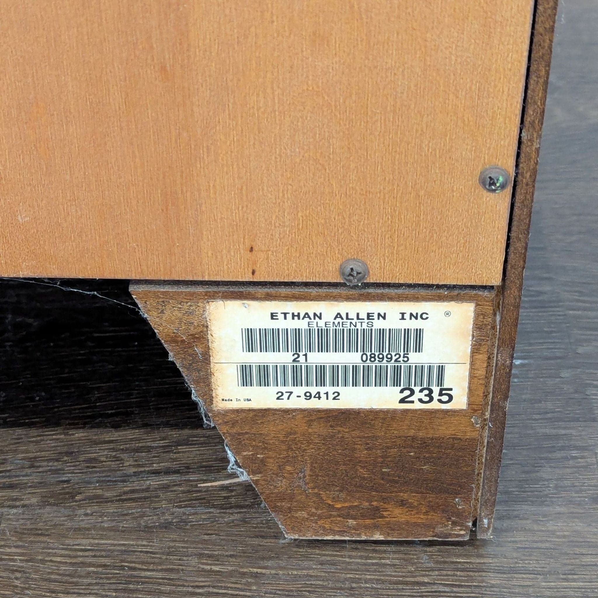 Vintage Ethan Allen One Drawer Media Cabinet - Thumbnail 11