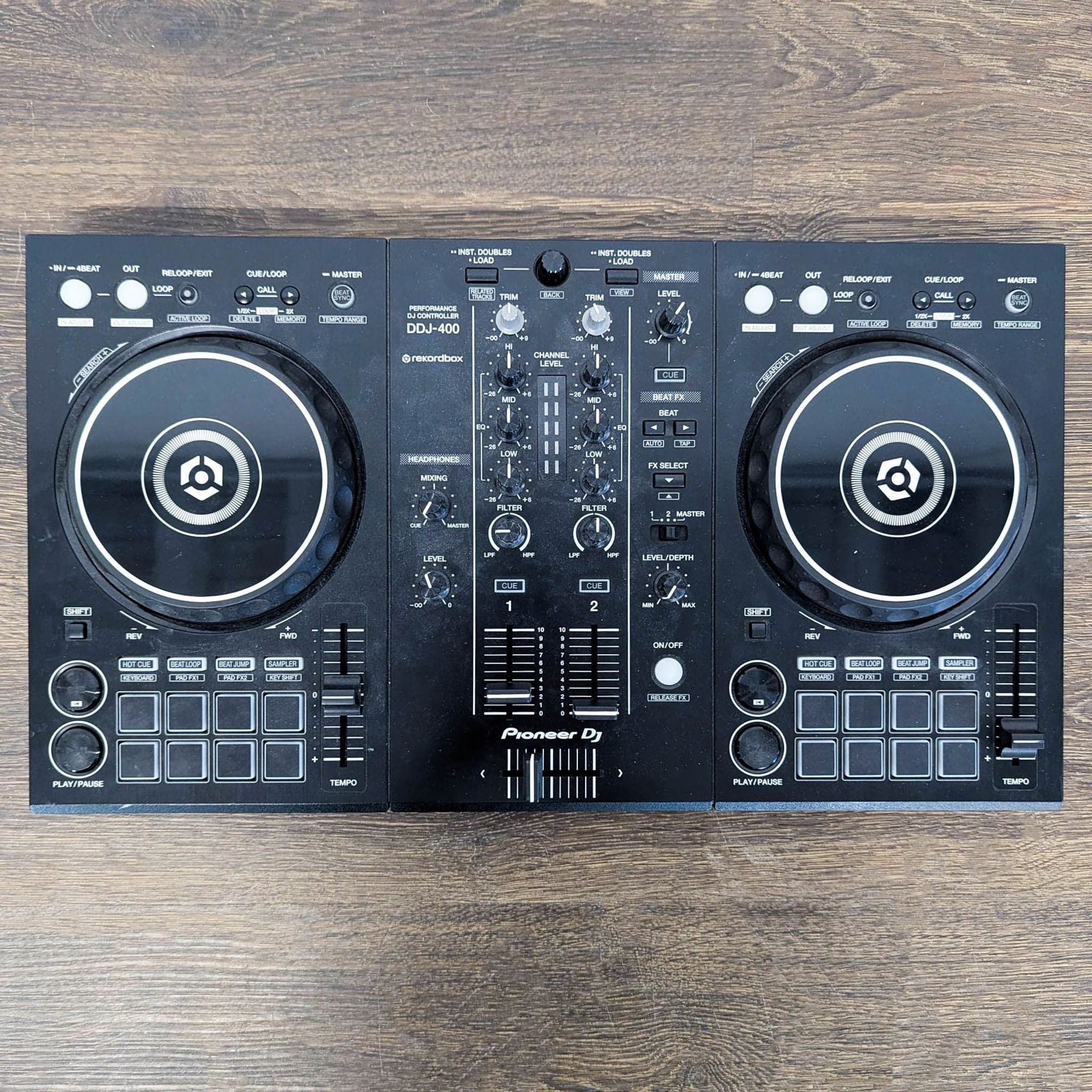 Pioneer DJ DDJ-400 Rekordbox 2-Channel DJ Controller – Audio Equipment - Thumbnail 8