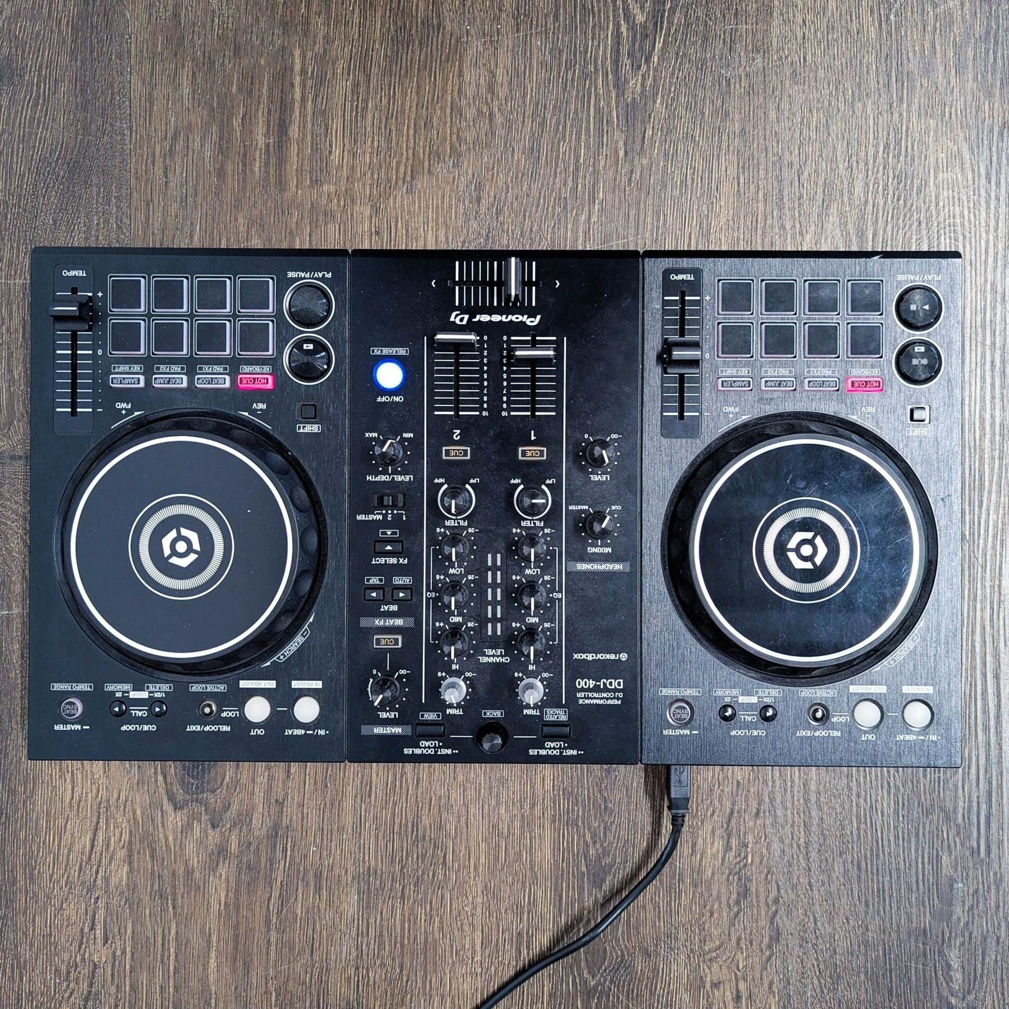 Pioneer DJ DDJ-400 Rekordbox 2-Channel DJ Controller – Audio Equipment - Thumbnail 9