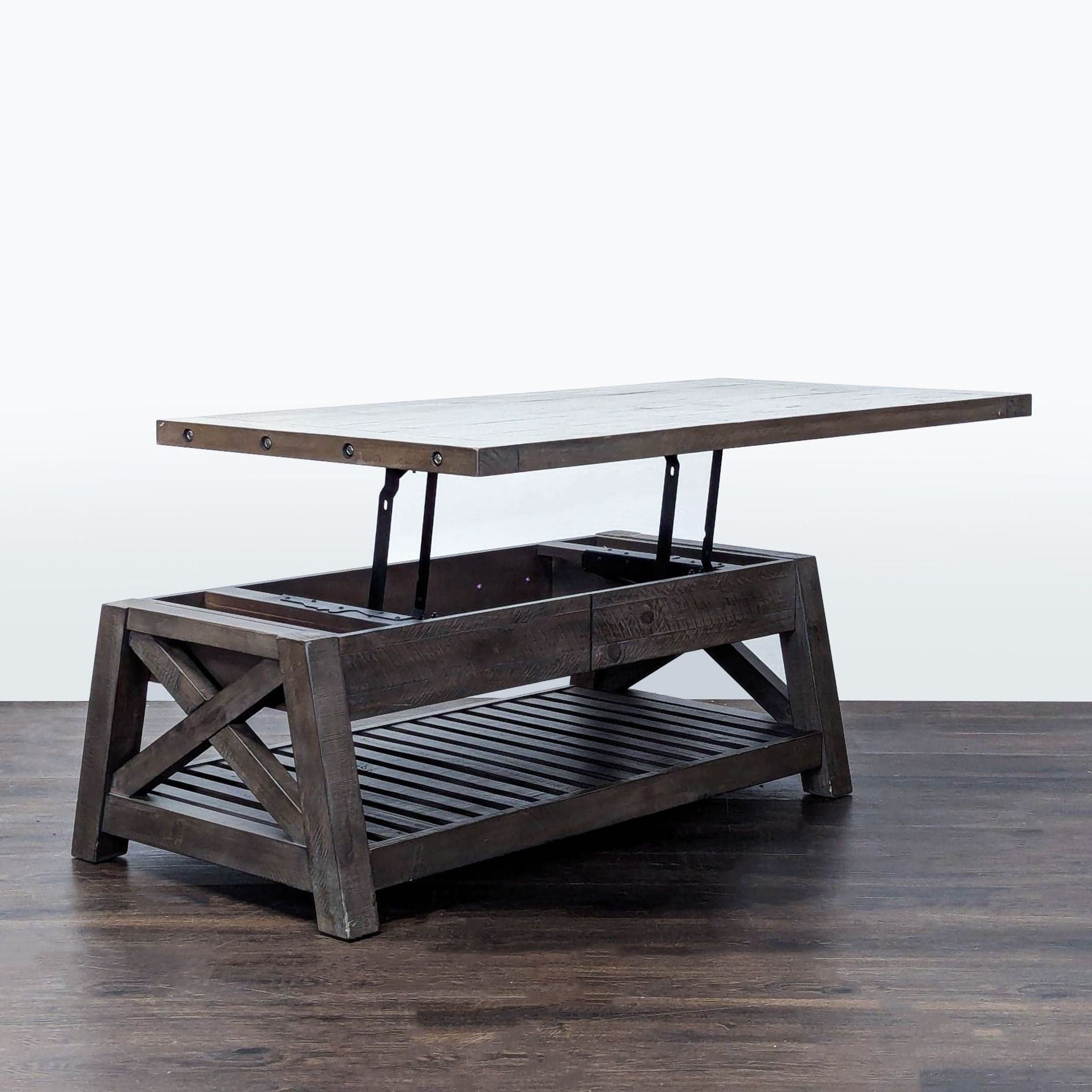 Living Spaces Lift-Top Coffee Table with - Thumbnail 4
