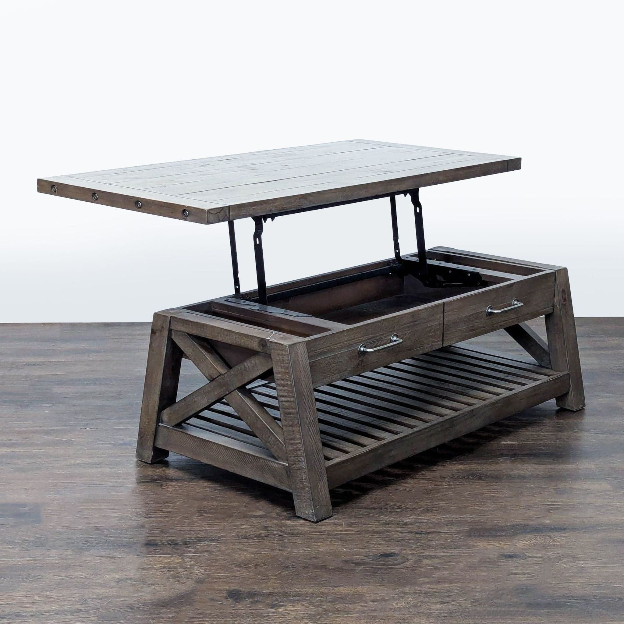Living Spaces Lift-Top Coffee Table with - Thumbnail 2