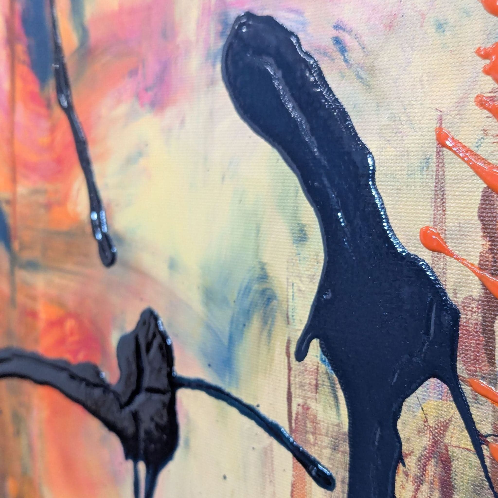 Fern Cassidy “Glory” Contemporary Textured Abstract Canvas - Thumbnail 6