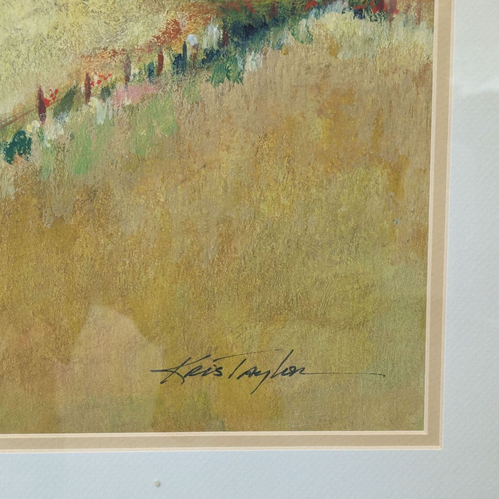 Kris Taylor Framed Landscape Painting “ Daydreams In Tuscany” - Thumbnail 2