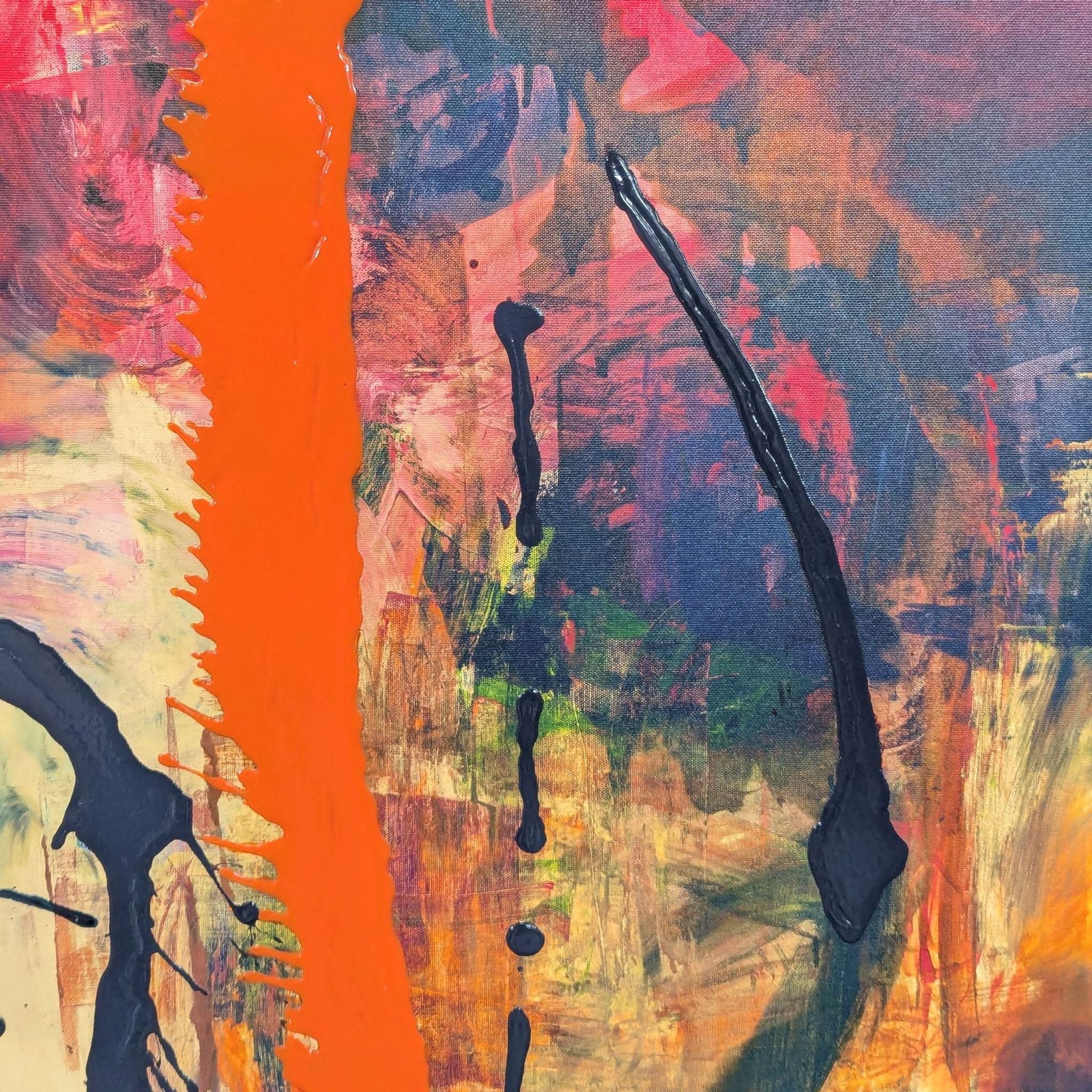 Fern Cassidy “Glory” Contemporary Textured Abstract Canvas - Thumbnail 5