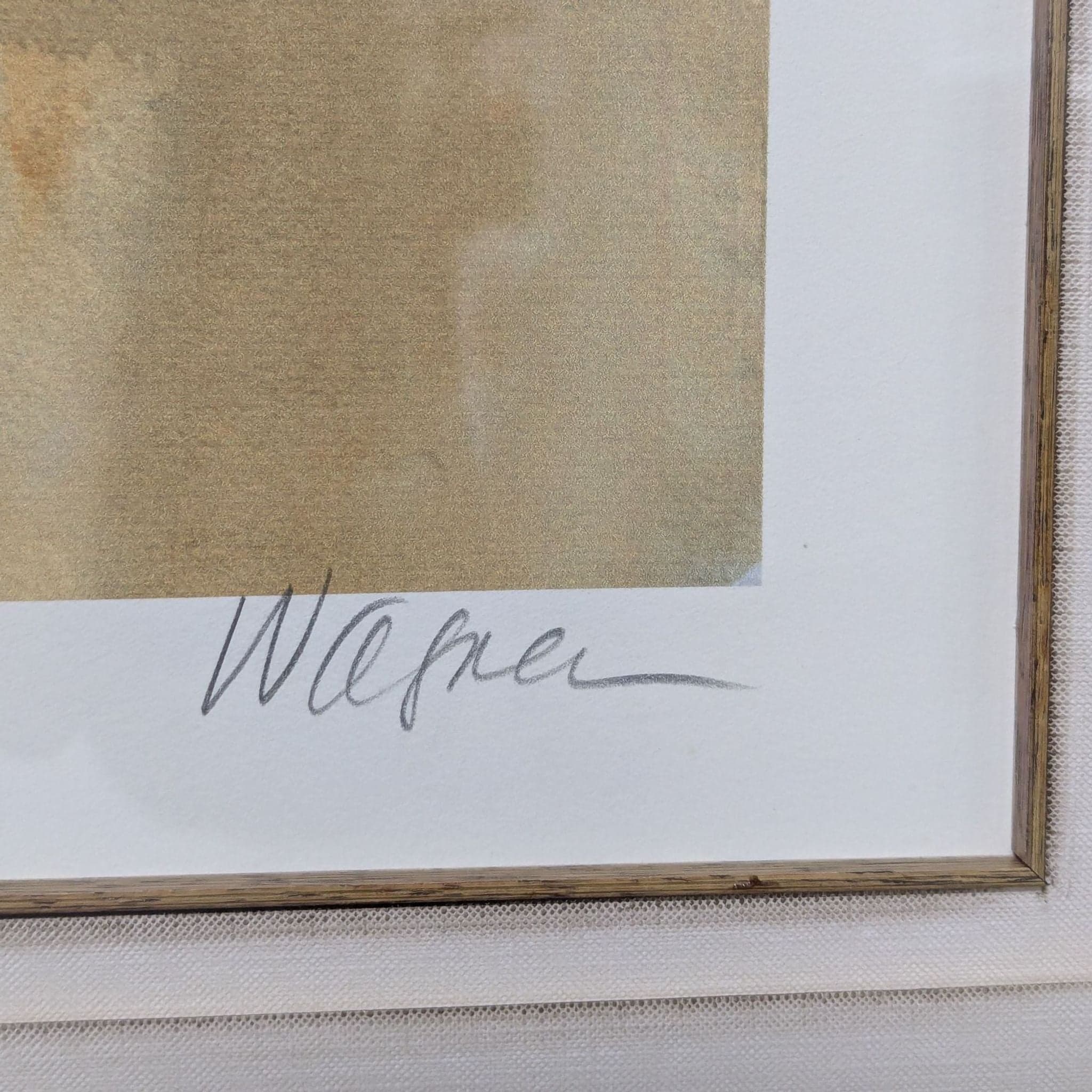 L. Wagner Signed Limited Edition Giclée by Lisa Violetto Designs, Framed - Thumbnail 2