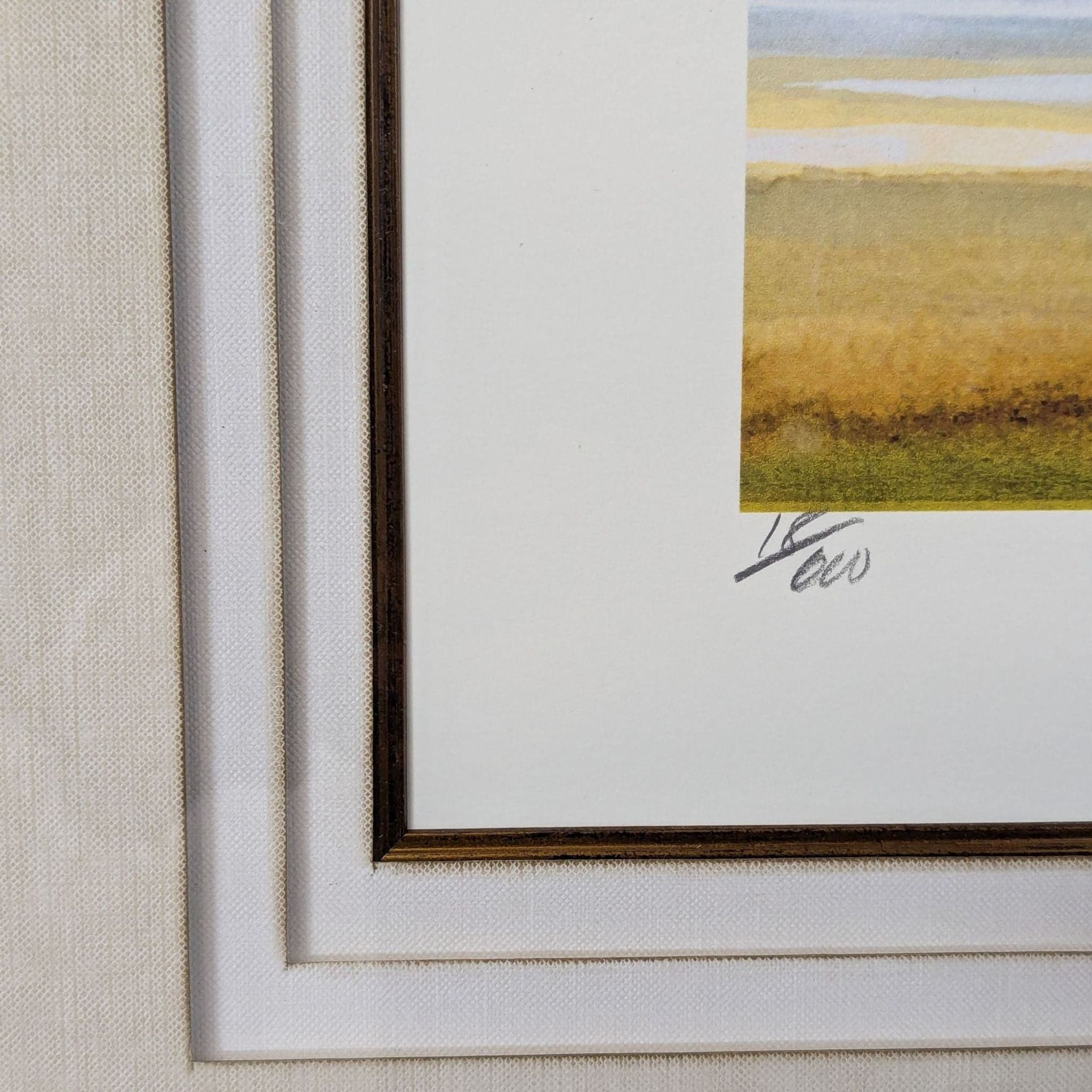 P. Phillips “Shore Path” Signed Limited Edition Giclée Framed Art Print by Lisa Violetto Designs - Thumbnail 4