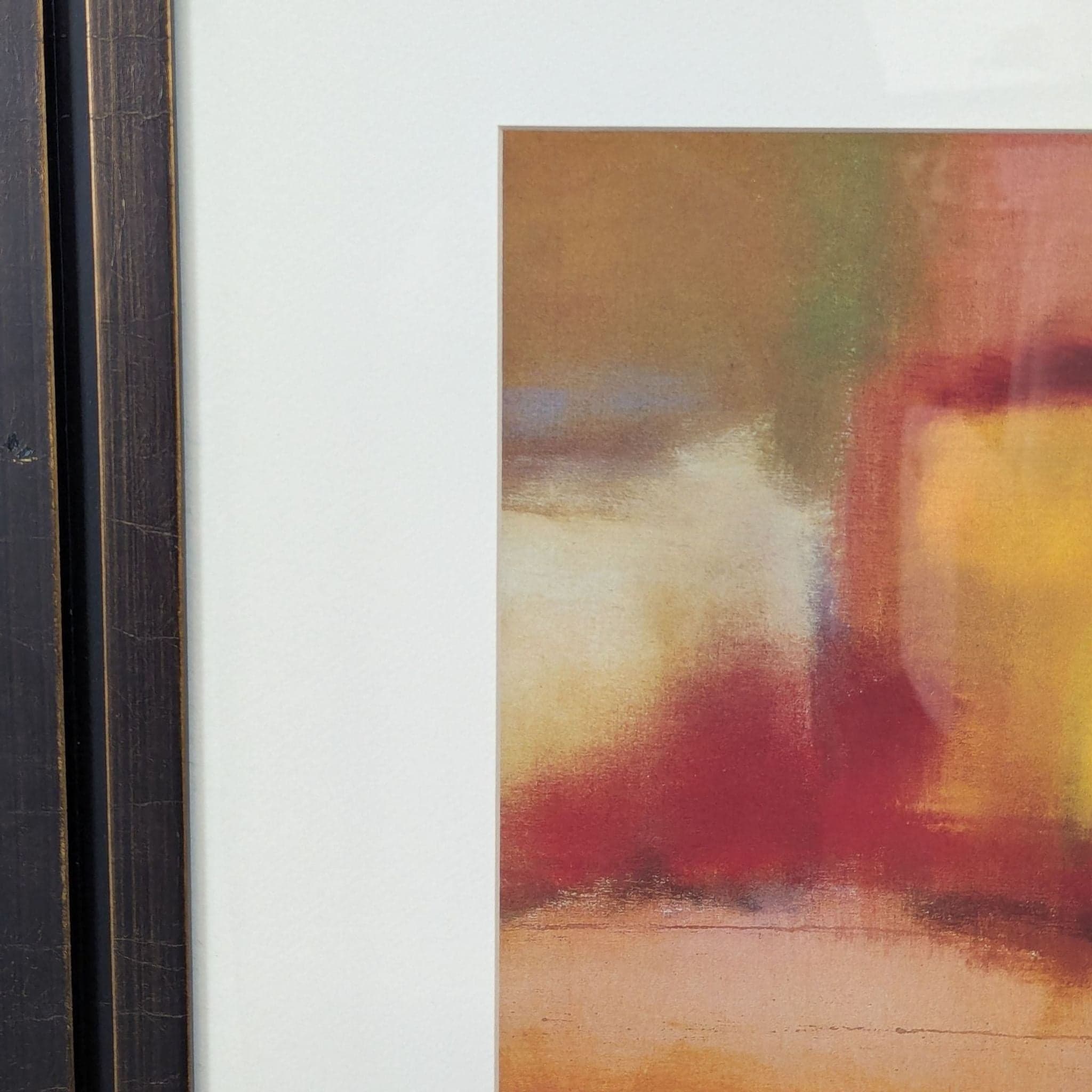Nancy Ortenstone “Harmonies of Space” Abstract Framed Art Print - Warm Tones - Thumbnail 4