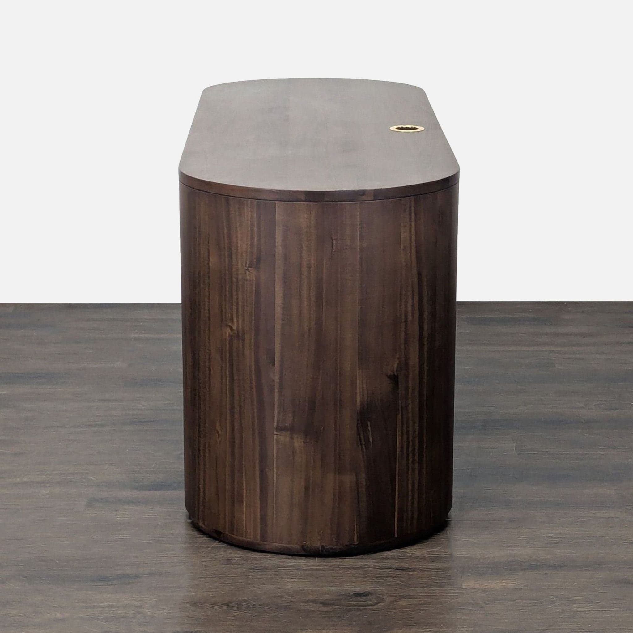 Four Hands Pilar Modern Wooden Desk with Storage and Drawer - Thumbnail 7