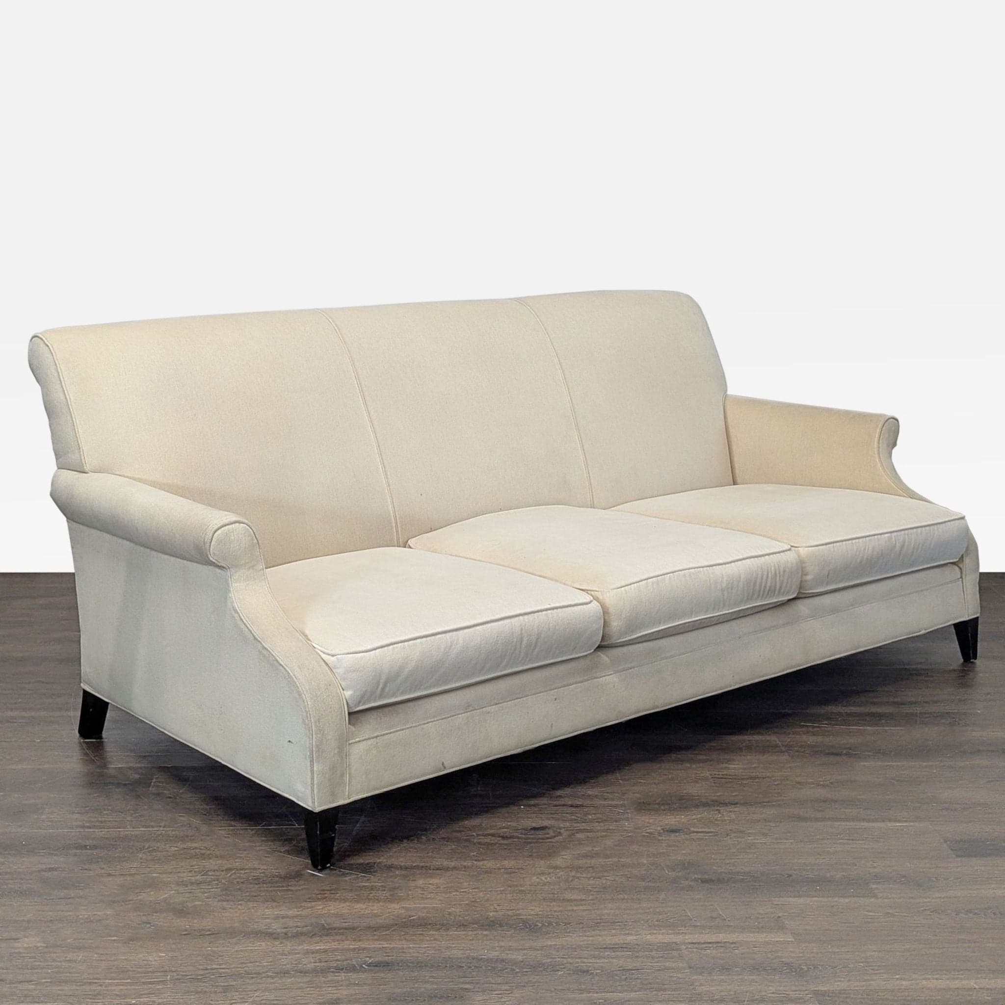 Restoration Hardware 3-Seat Classic Cream Sofa - Thumbnail 2