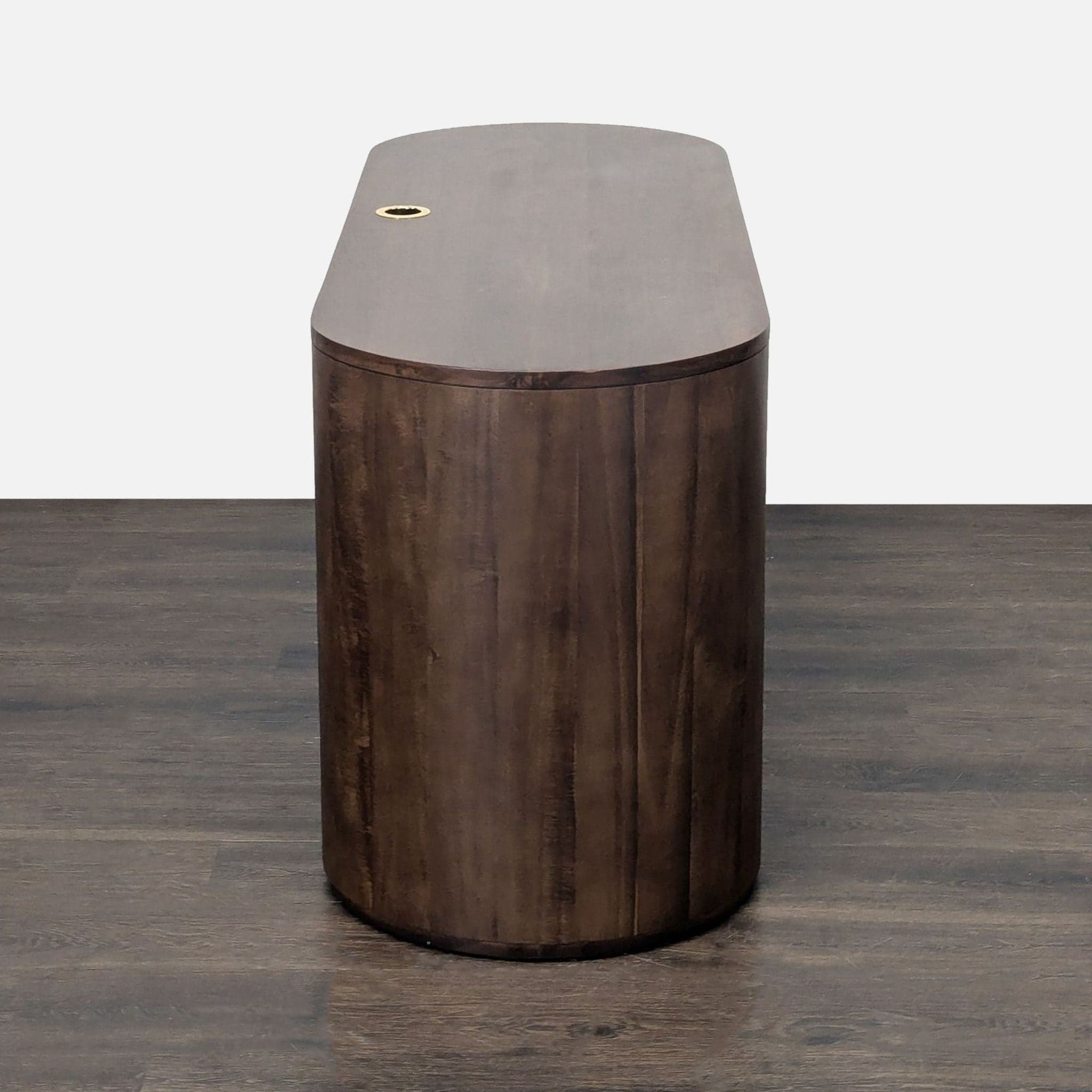 Four Hands Pilar Modern Wooden Desk with Storage and Drawer - Thumbnail 5