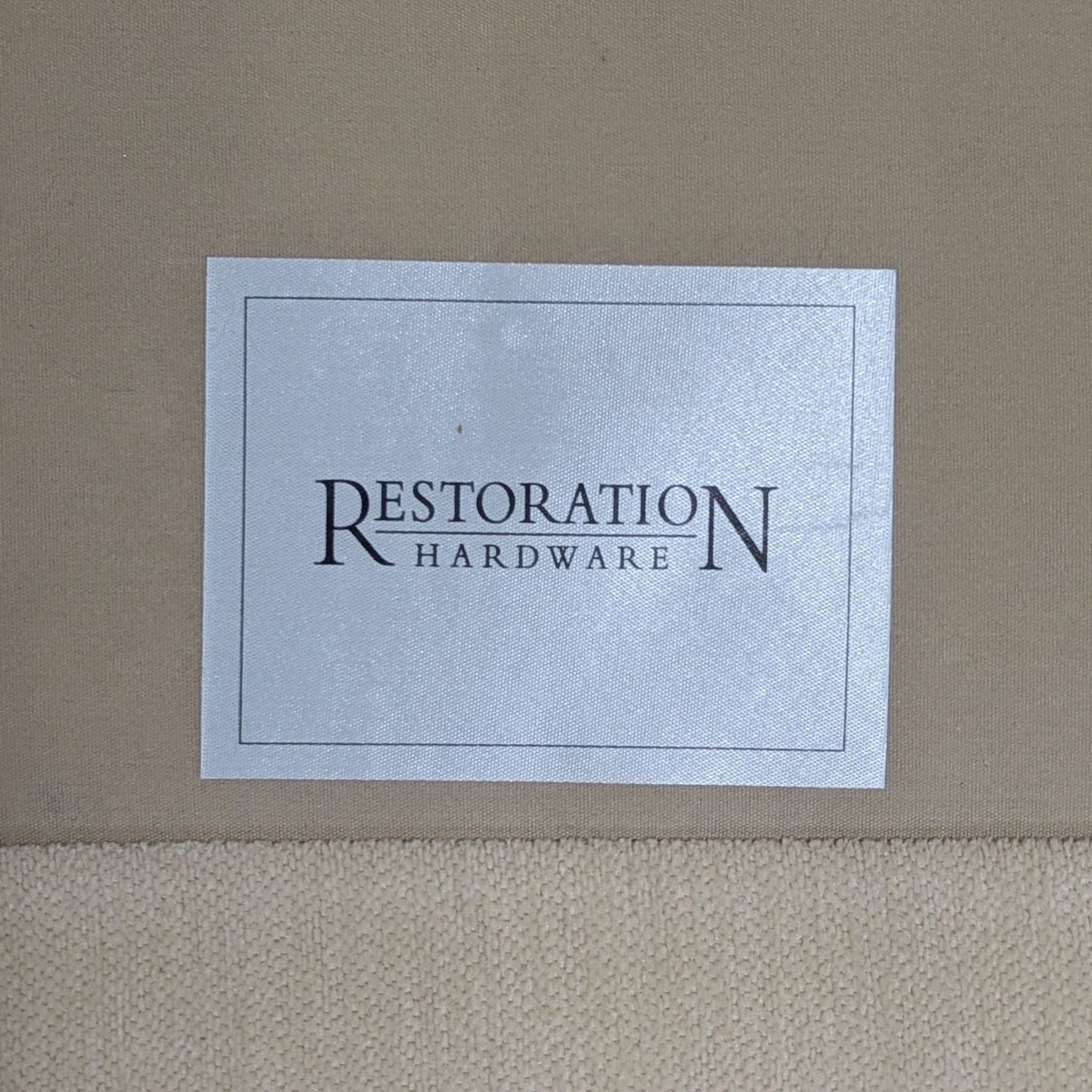 Restoration Hardware 3-Seat Classic Cream Sofa - Thumbnail 9