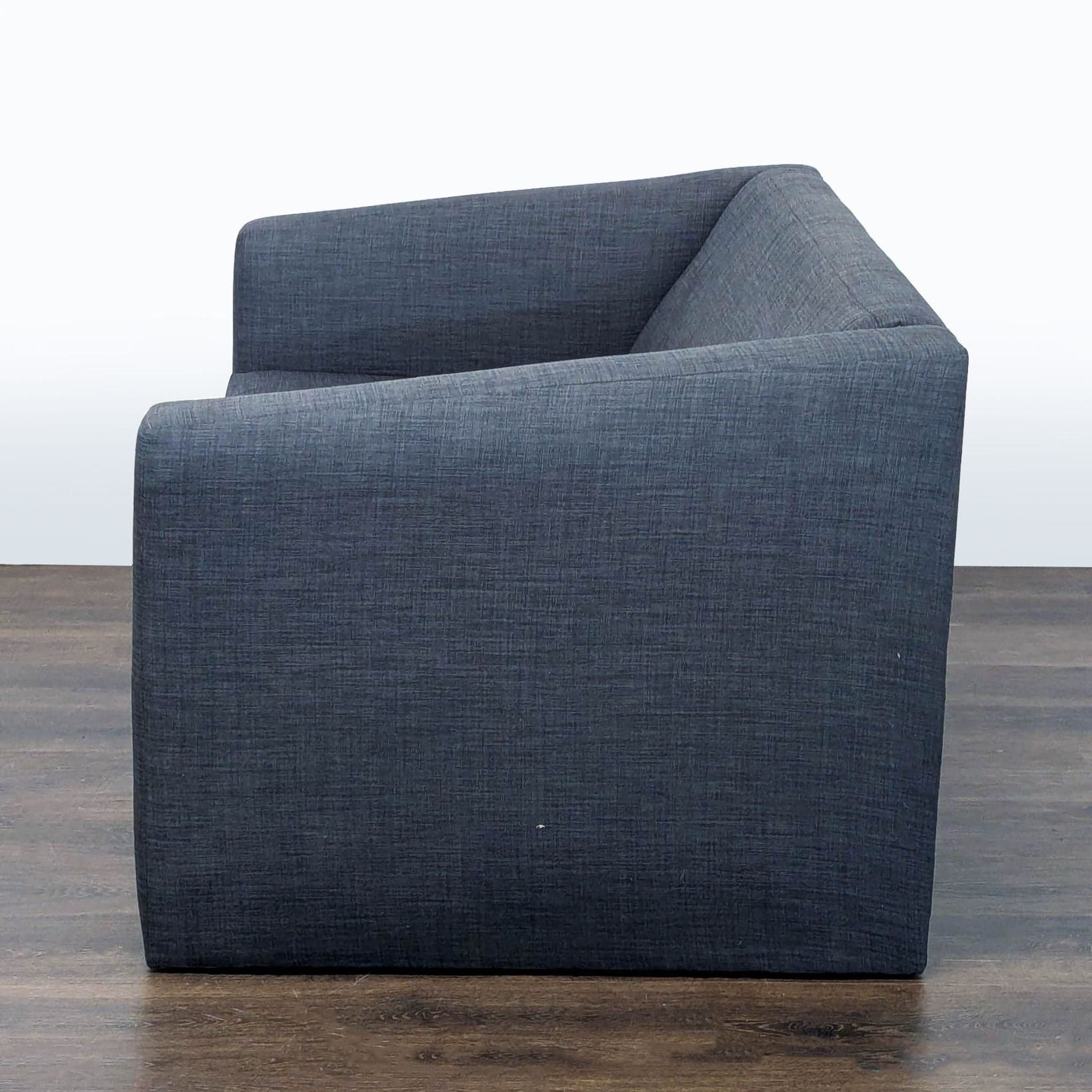 CB2 Modern Twin Sleeper Sofa in Dark Gray Fabric - Thumbnail 6