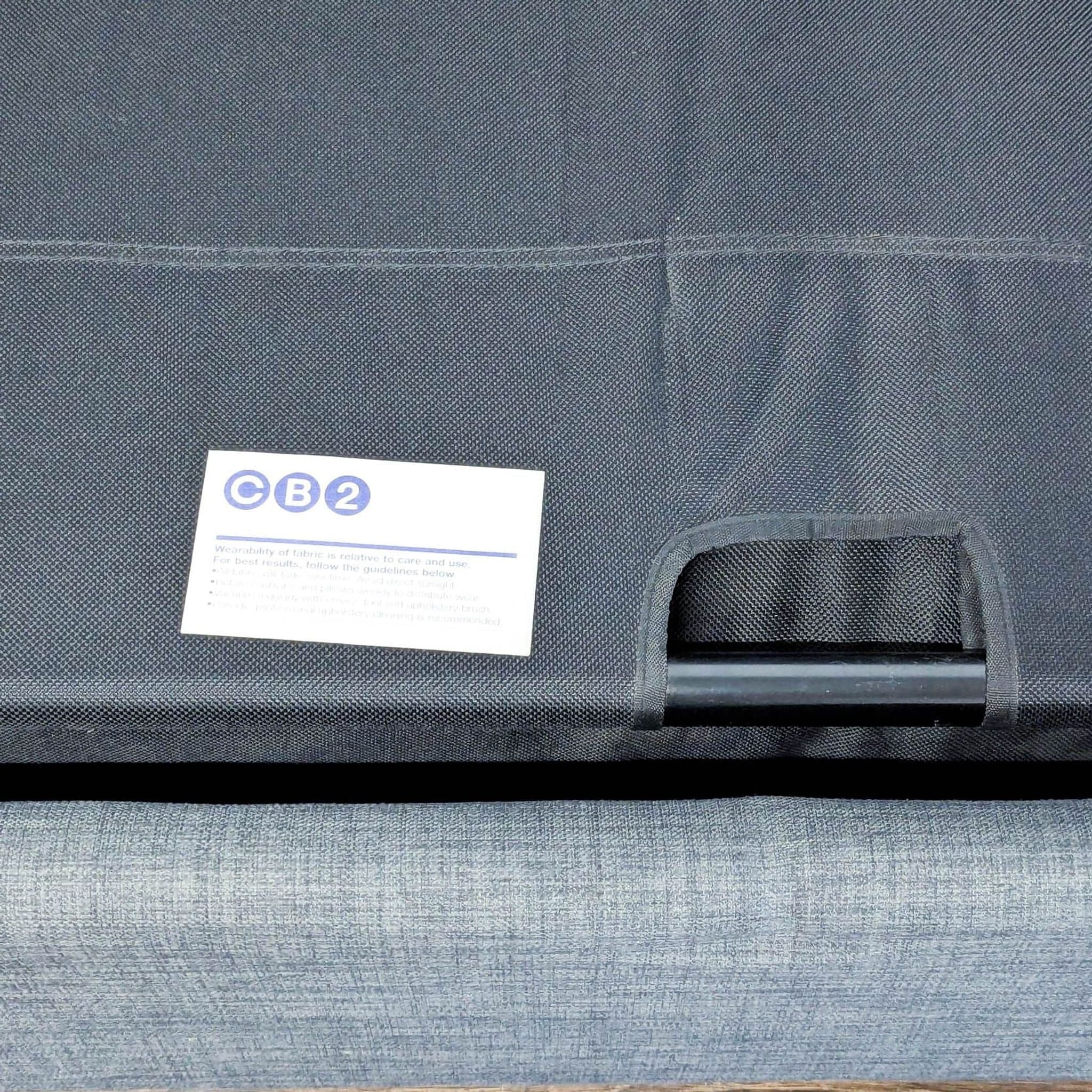 CB2 Modern Twin Sleeper Sofa in Dark Gray Fabric - Thumbnail 8