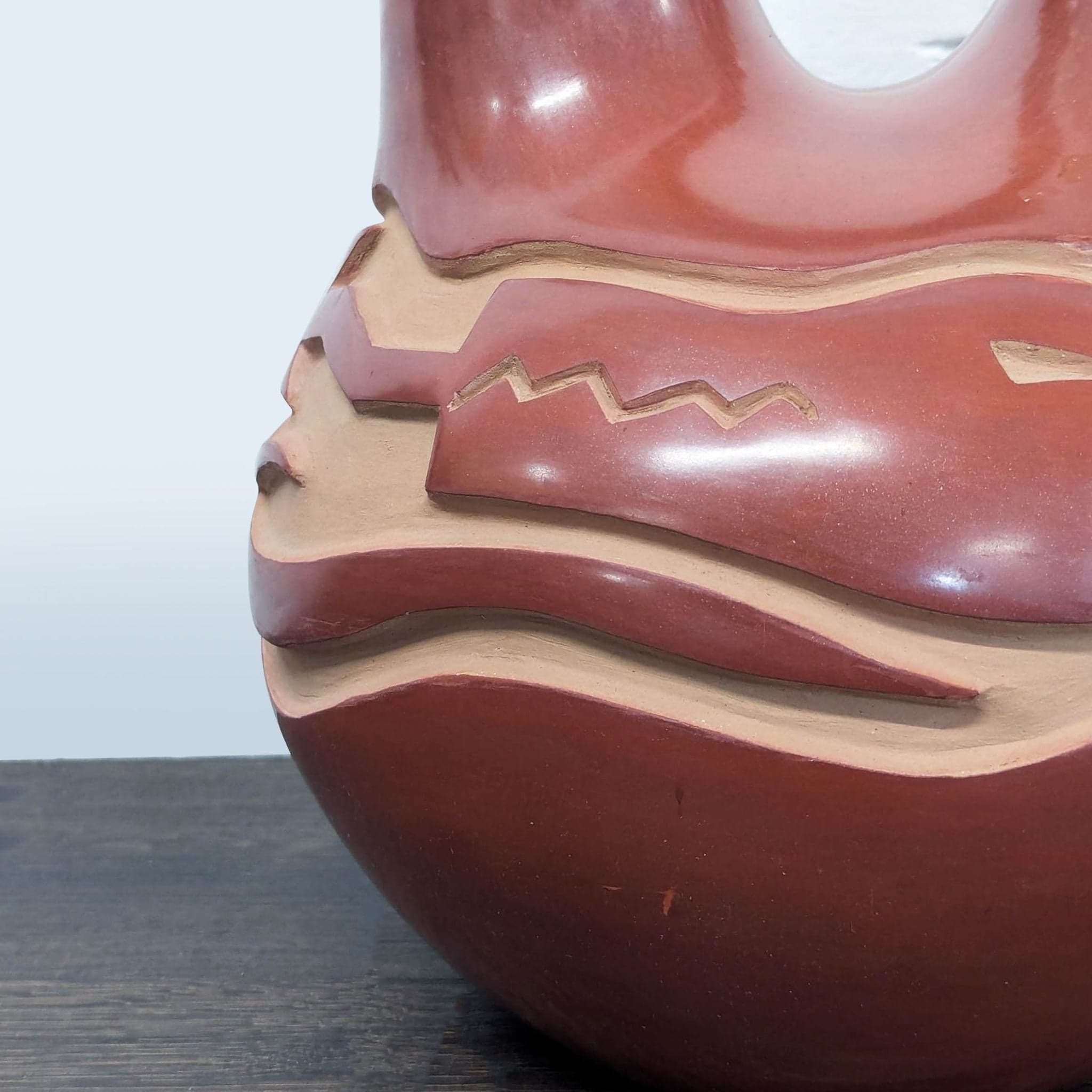 Ceramic Double Neck Ewer - Thumbnail 4