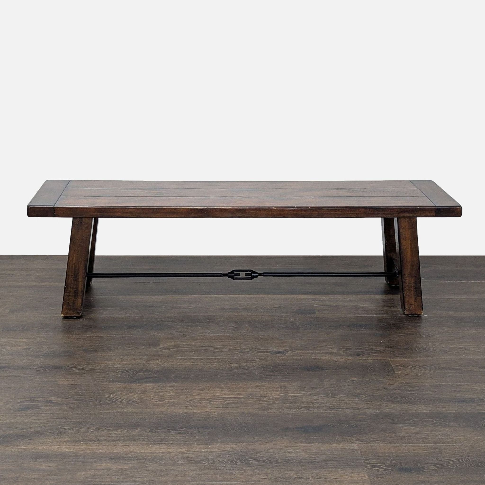 Pottery Barn Benchwright Extendable Rustic Dining Set with Table, 5 Chairs & Bench - Thumbnail 9