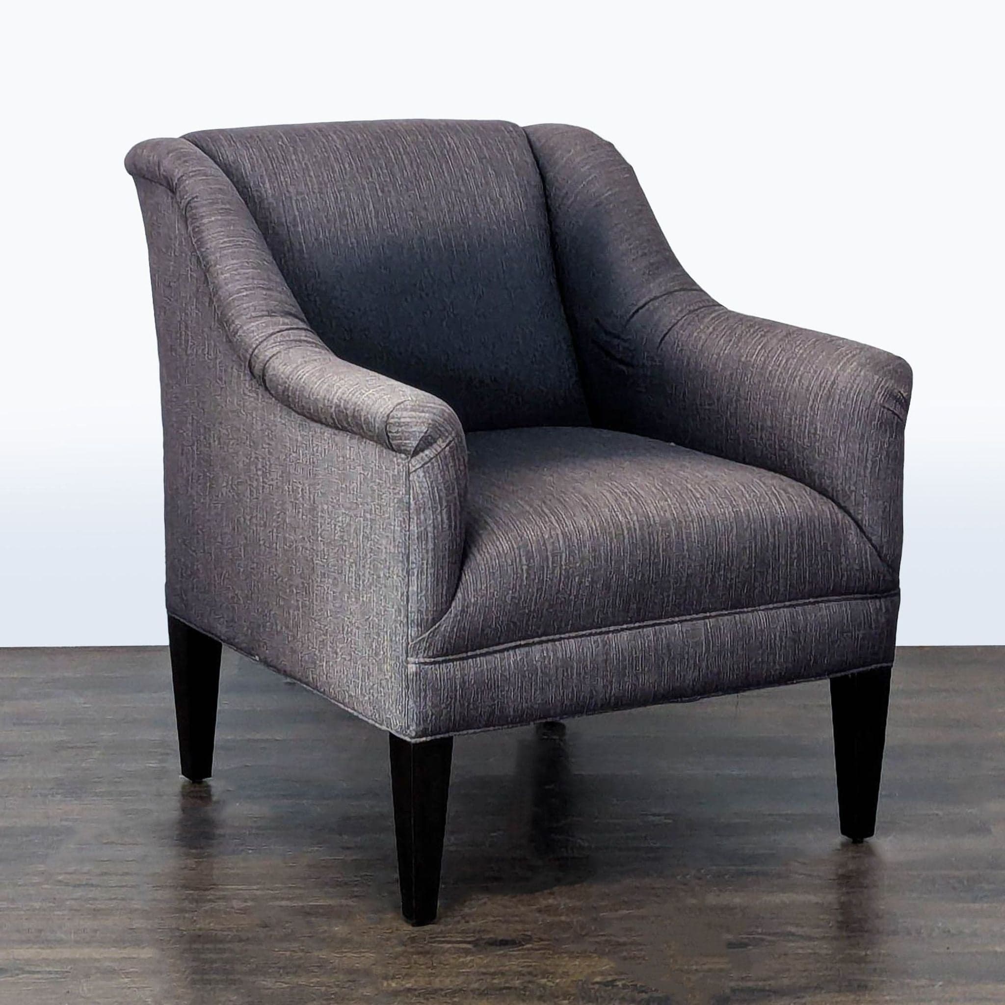 McCreary Modern Lounge Chair – Dark Gray Upholstered Armchair - Thumbnail 2