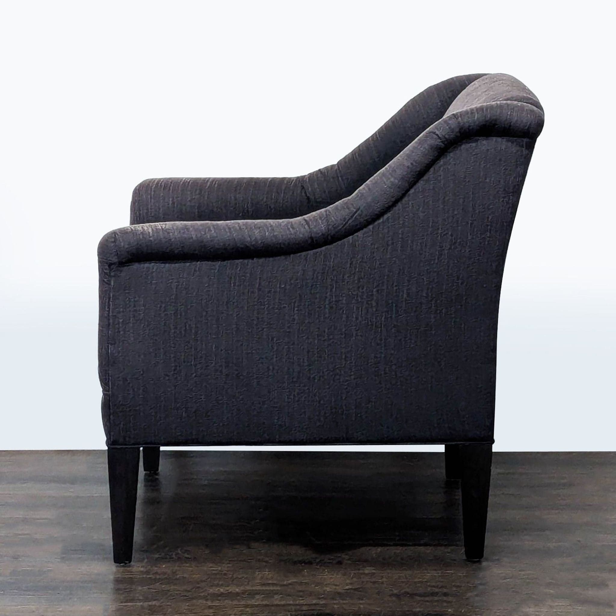 McCreary Modern Lounge Chair – Dark Gray Upholstered Armchair - Thumbnail 5