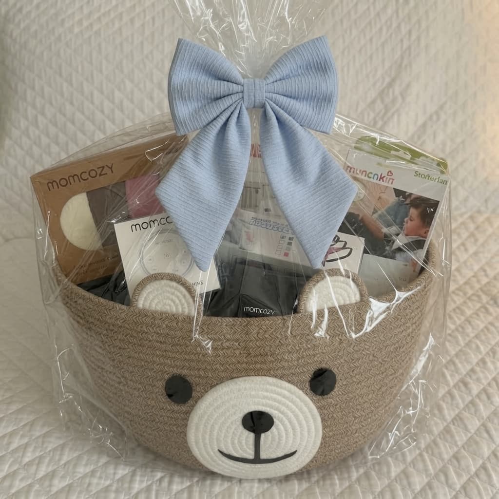 Momcozy Baby Gift Basket with Auto Bottle Washer - Thumbnail 2