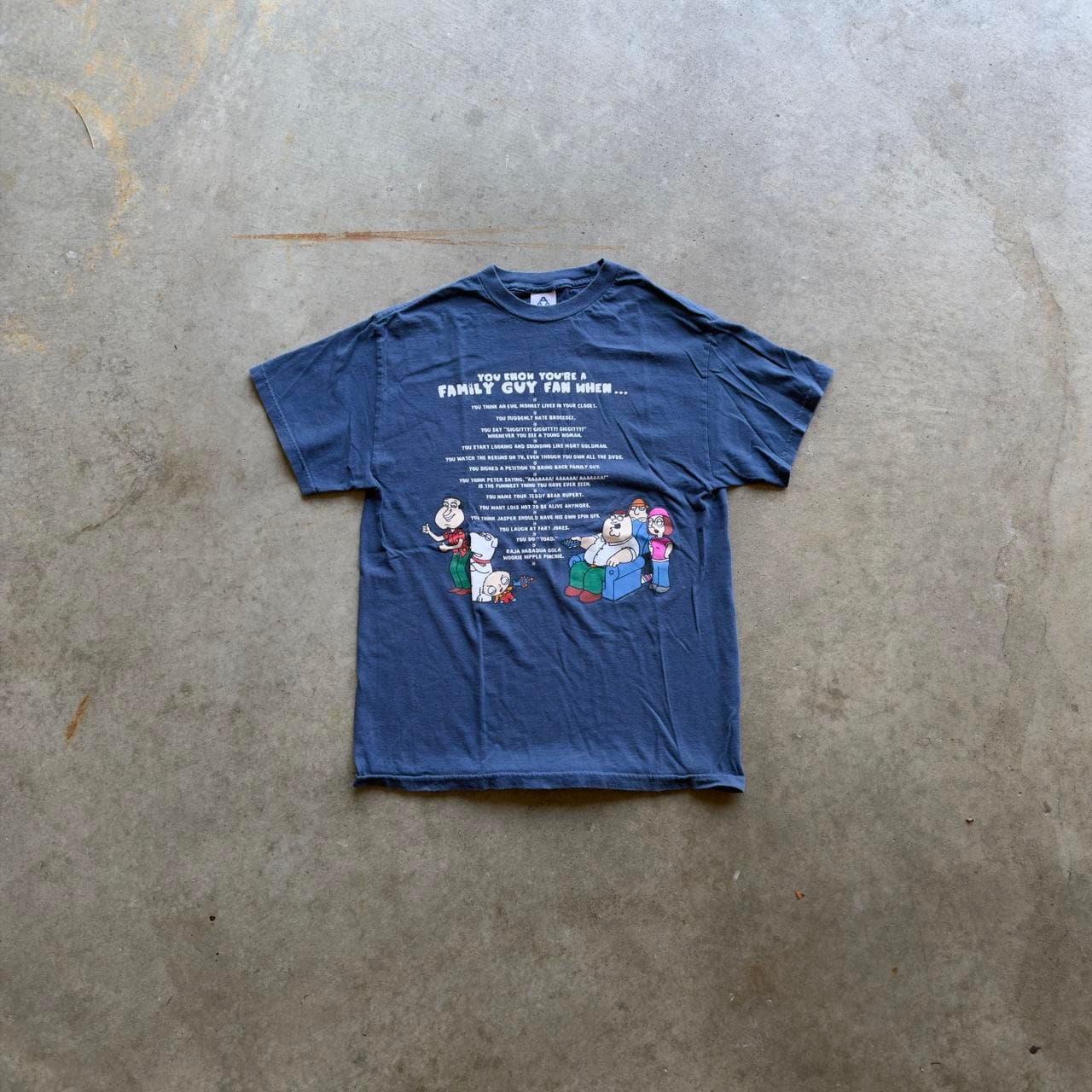 Super Rare 90s Family Guy Tee