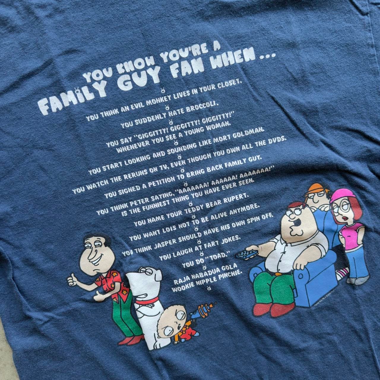 Super Rare 90s Family Guy Tee - Thumbnail 4
