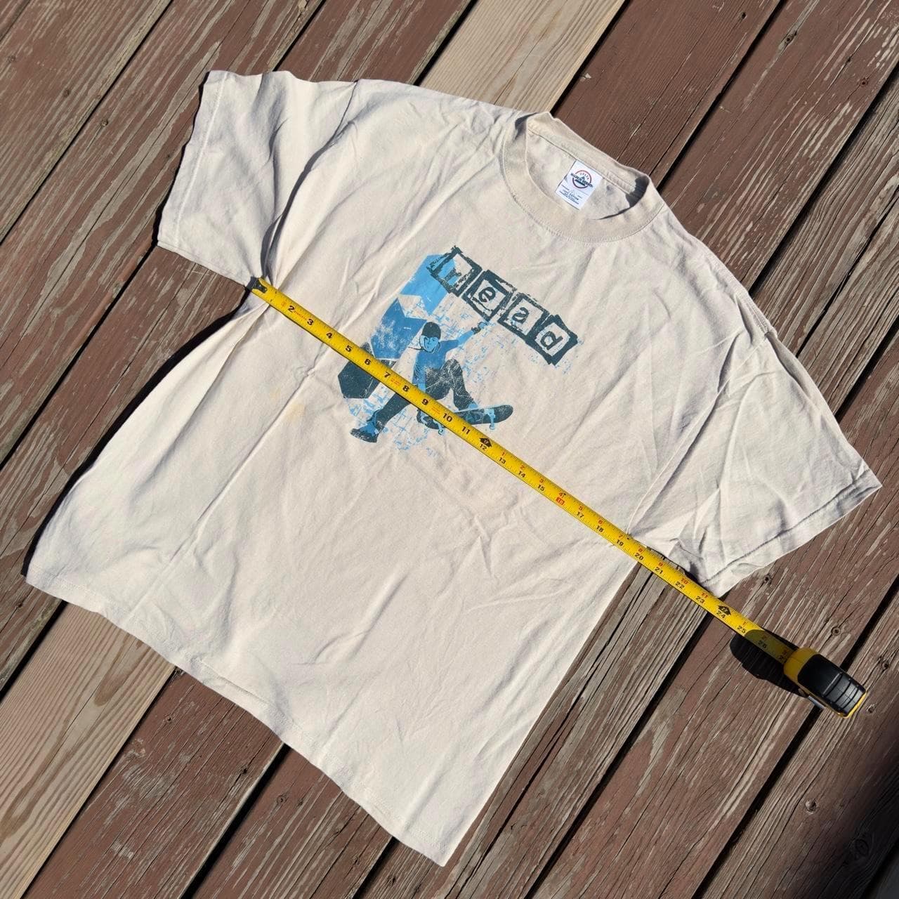 Super Rare 90s Delta Magnum Weight Tee - Grail - Thumbnail 6