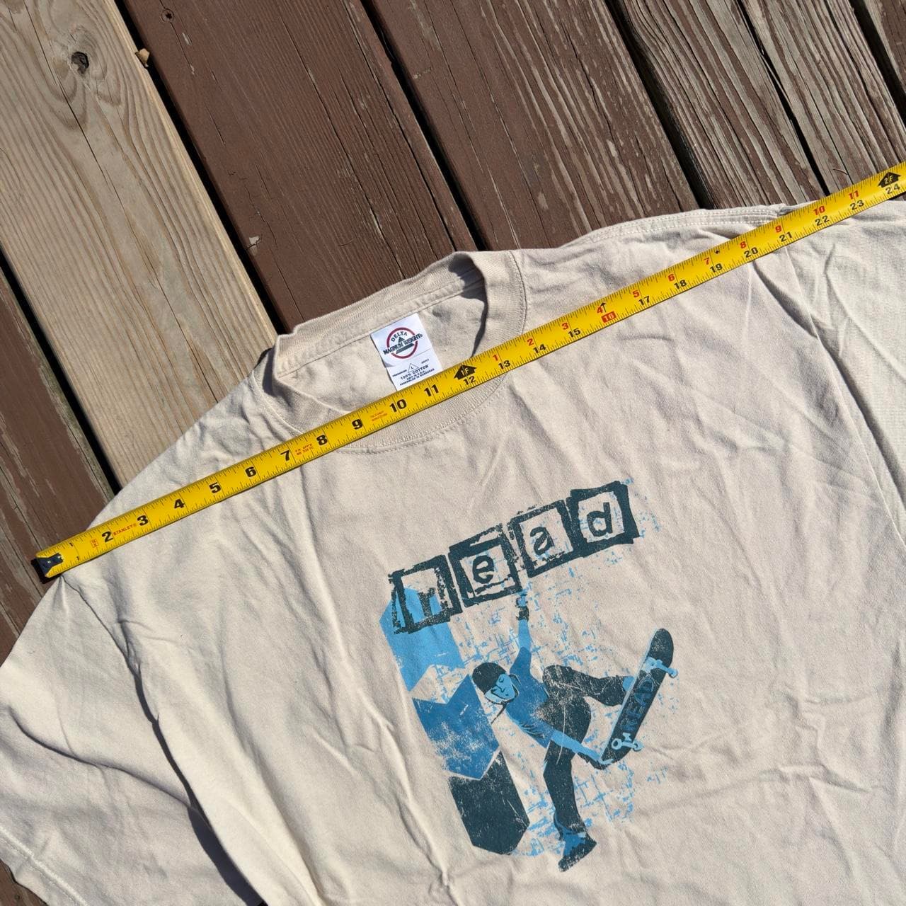 Super Rare 90s Delta Magnum Weight Tee - Grail - Thumbnail 8