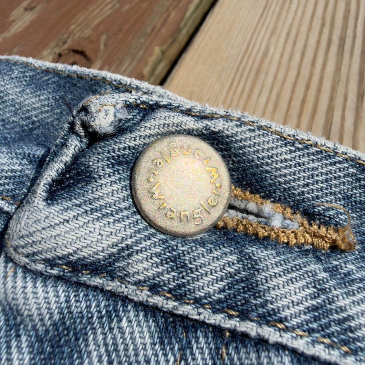 SUPER RARE 90s WRANGLER Denim Jeans - GRAIL - Thumbnail 2