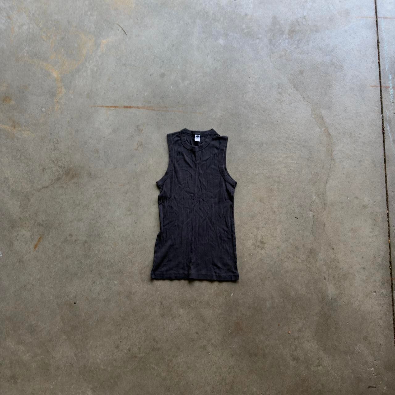 Super Rare 90s PBX Black Ribbed Tank - GRAIL