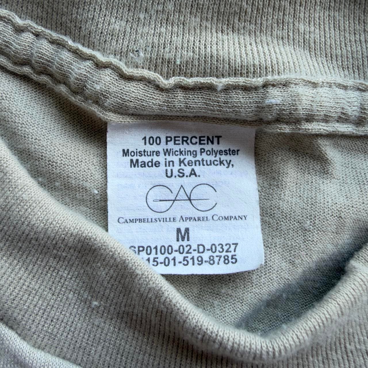 Super Rare 90s Campbellsville Apparel Company Blank Cream Tee - GRAIL - Thumbnail 2