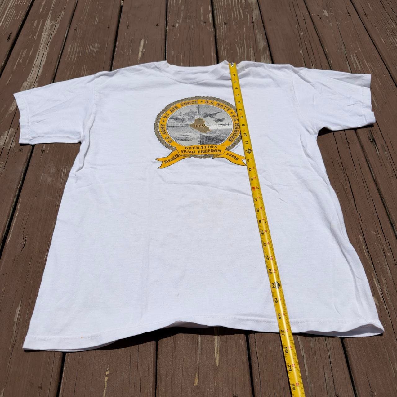Super Rare Early 2000s Operation Iraqi Freedom Tee - Thumbnail 5