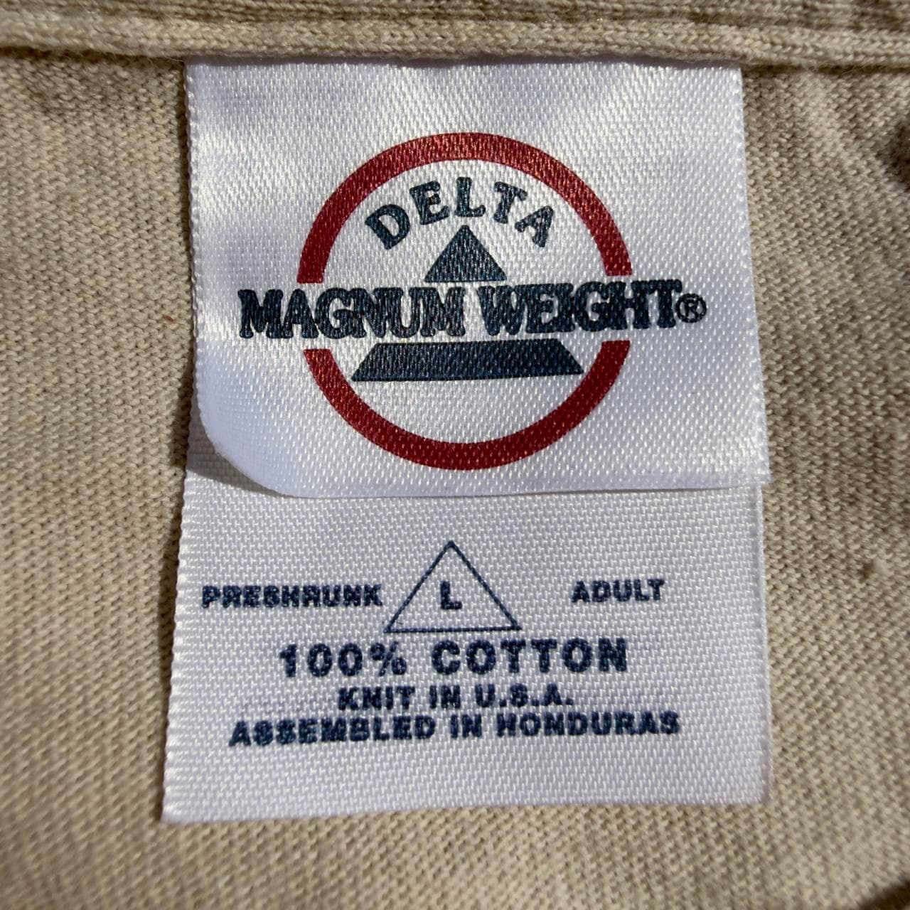 Super Rare 90s Delta Magnum Weight Tee - Grail - Thumbnail 2