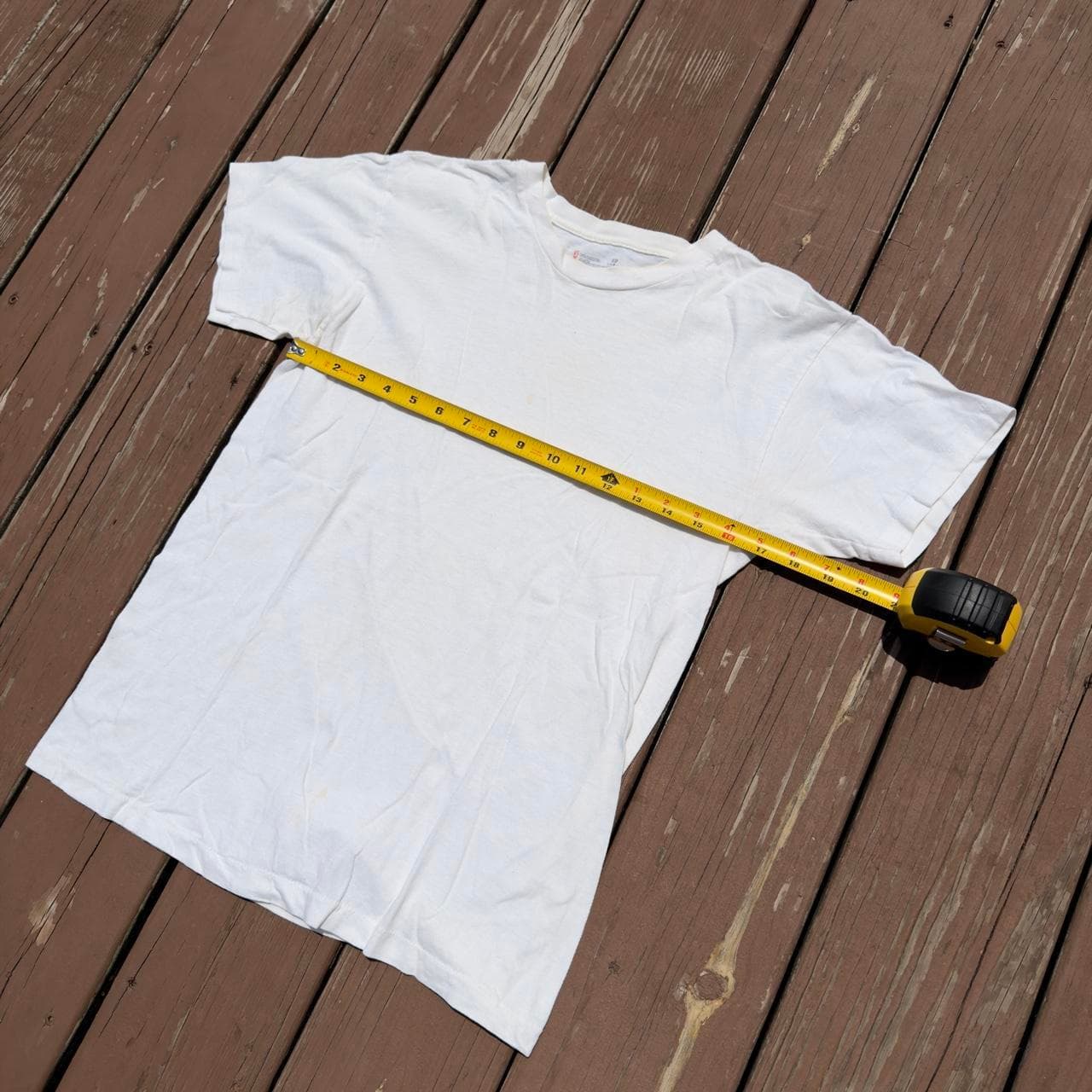 Super Rare 90s Hanes Blank White Tee | GRAIL - Thumbnail 4