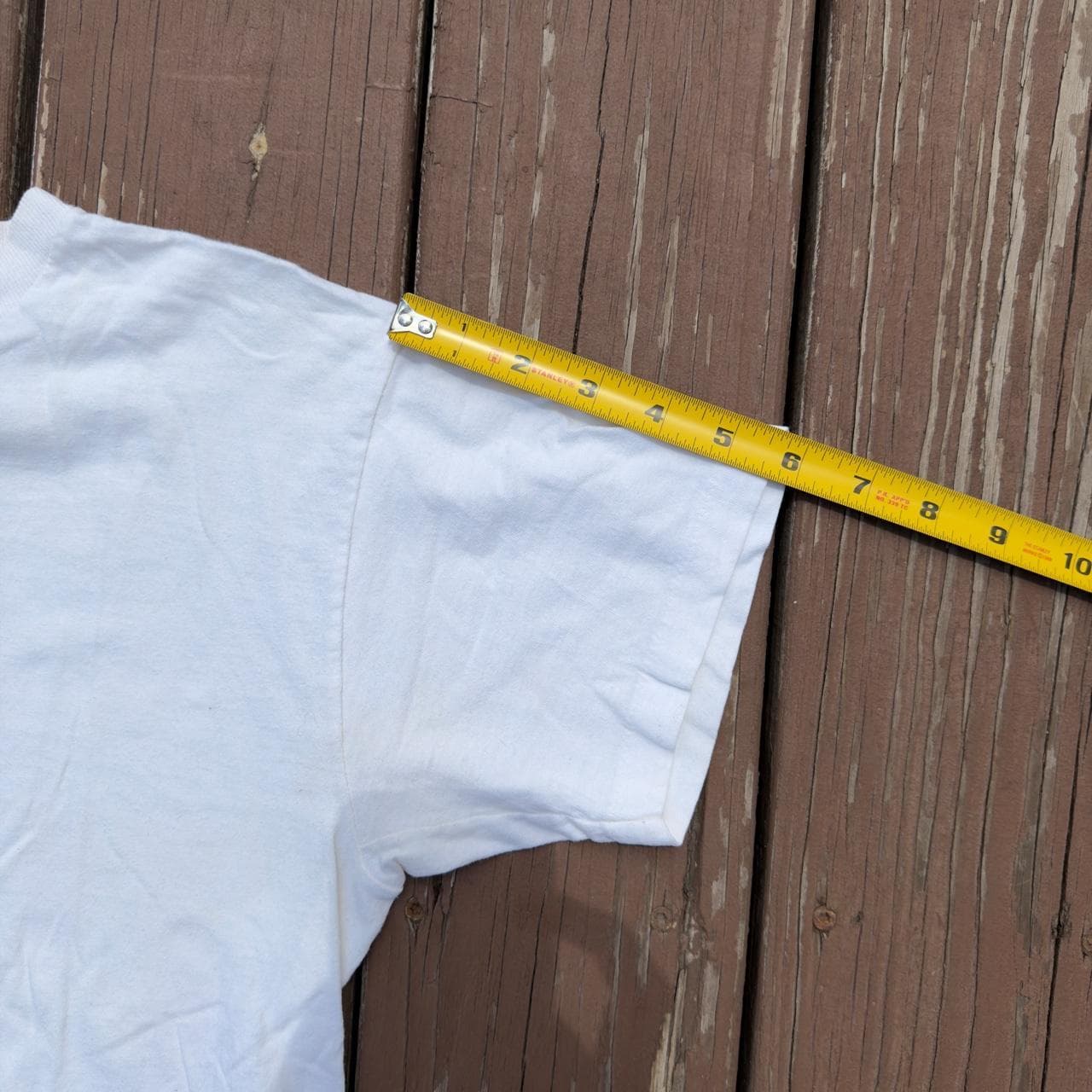Super Rare 90s Hanes Blank White Tee | GRAIL - Thumbnail 5